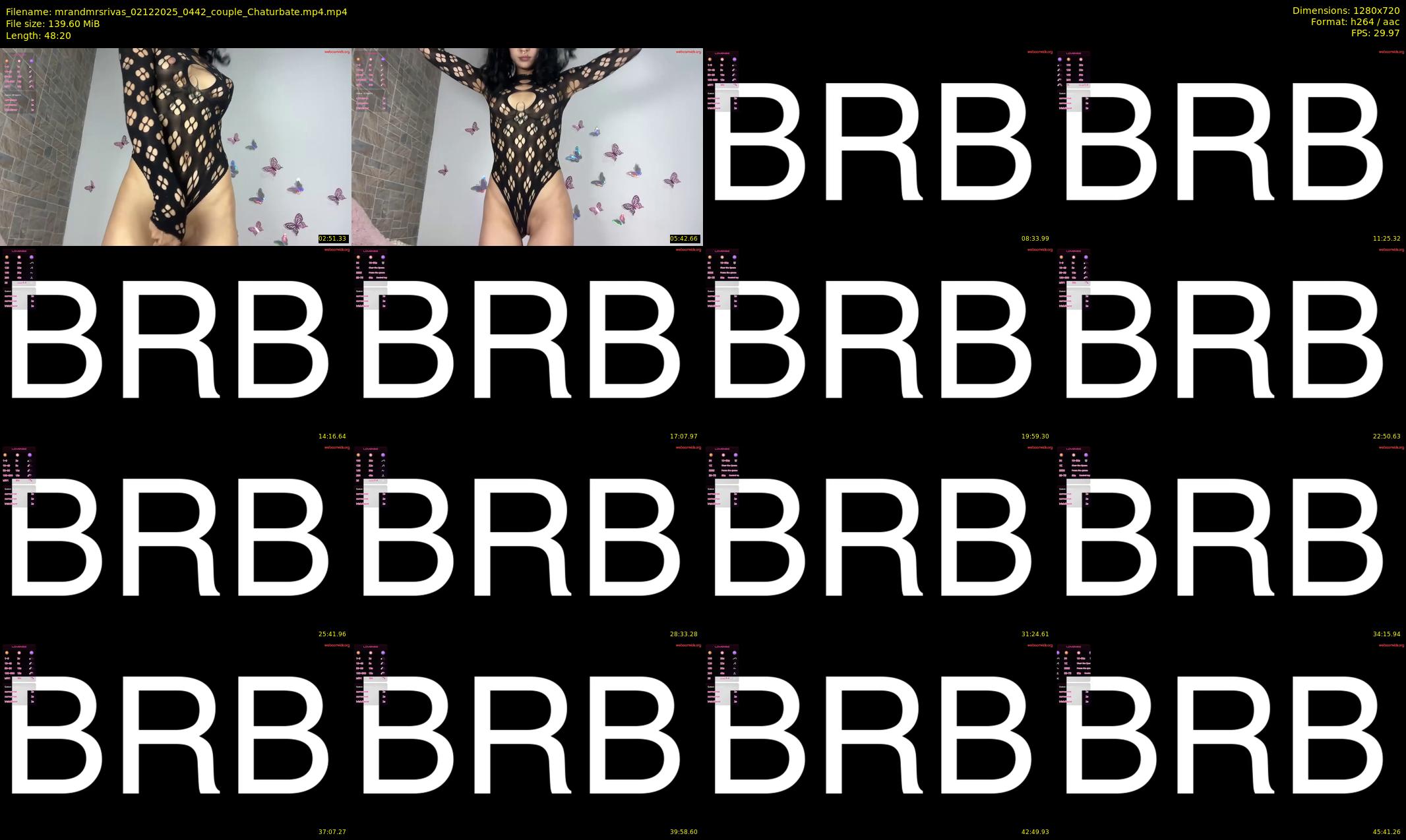 mrandmrsrivas — 49 minute Chaturbate couple cam show recording, 720p, Dec 2, 2025