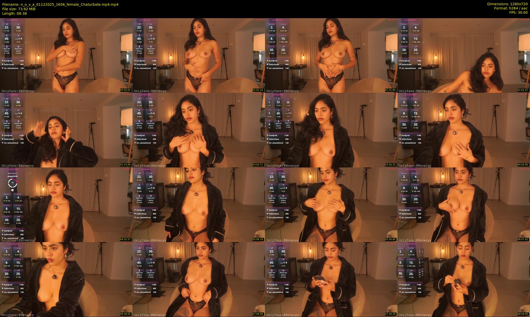 n_o_v_a — 9 minute Chaturbate female cam show recording, 720p, Dec 1, 2025