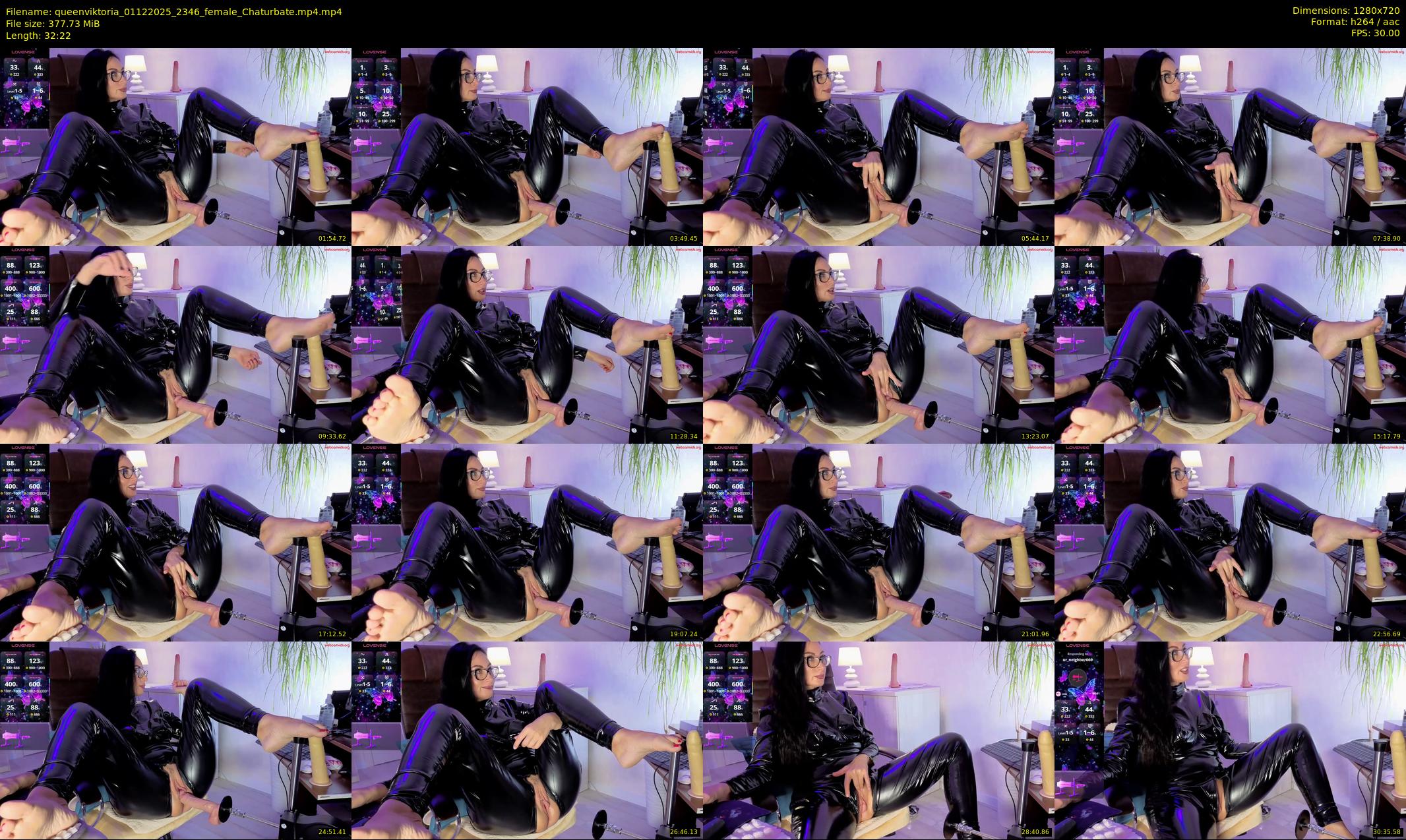 queenviktoria — 33 minute Chaturbate female cam show recording, 720p, Dec 1, 2025