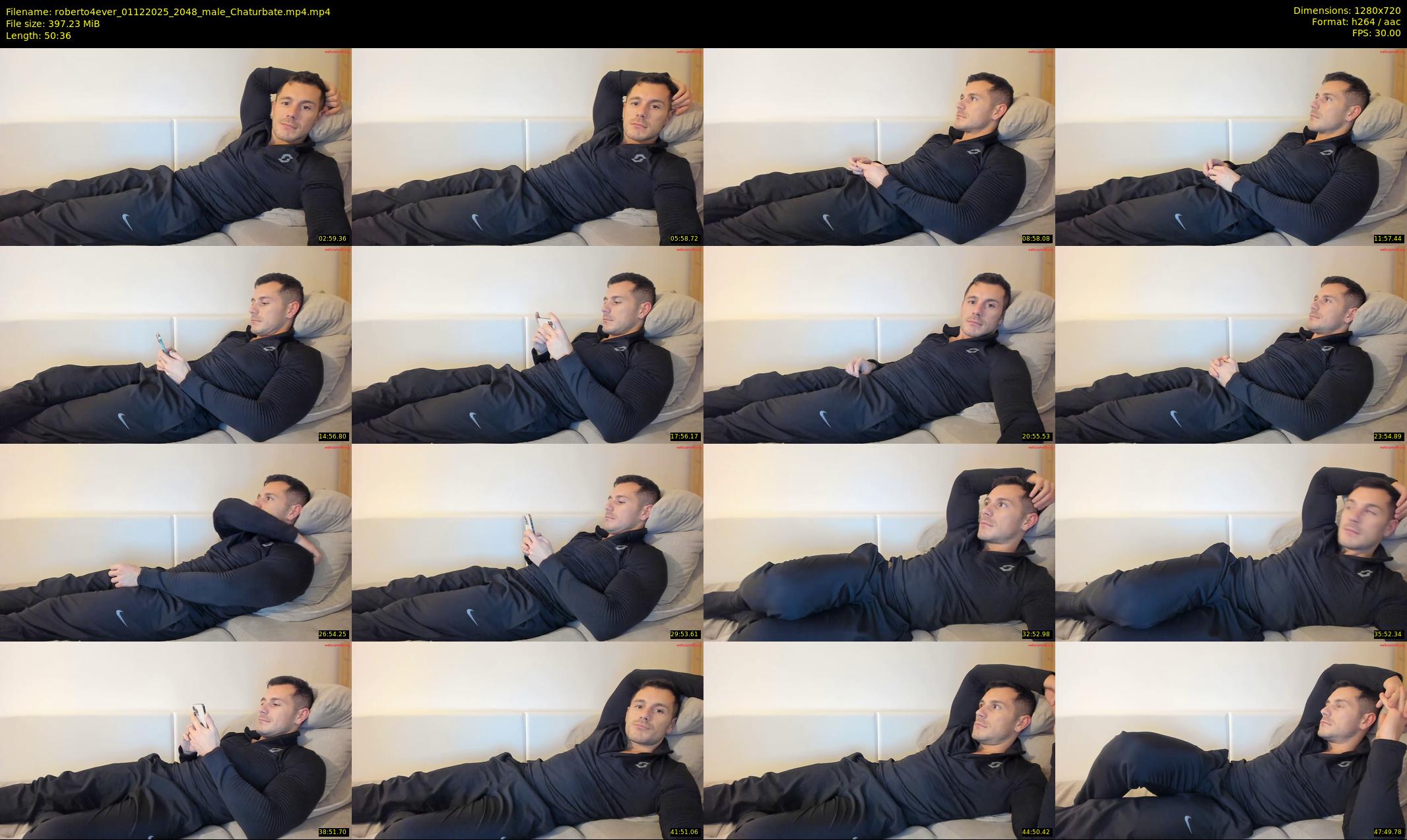 roberto4ever — 51 minute Chaturbate male cam show recording, 720p, Dec 1, 2025