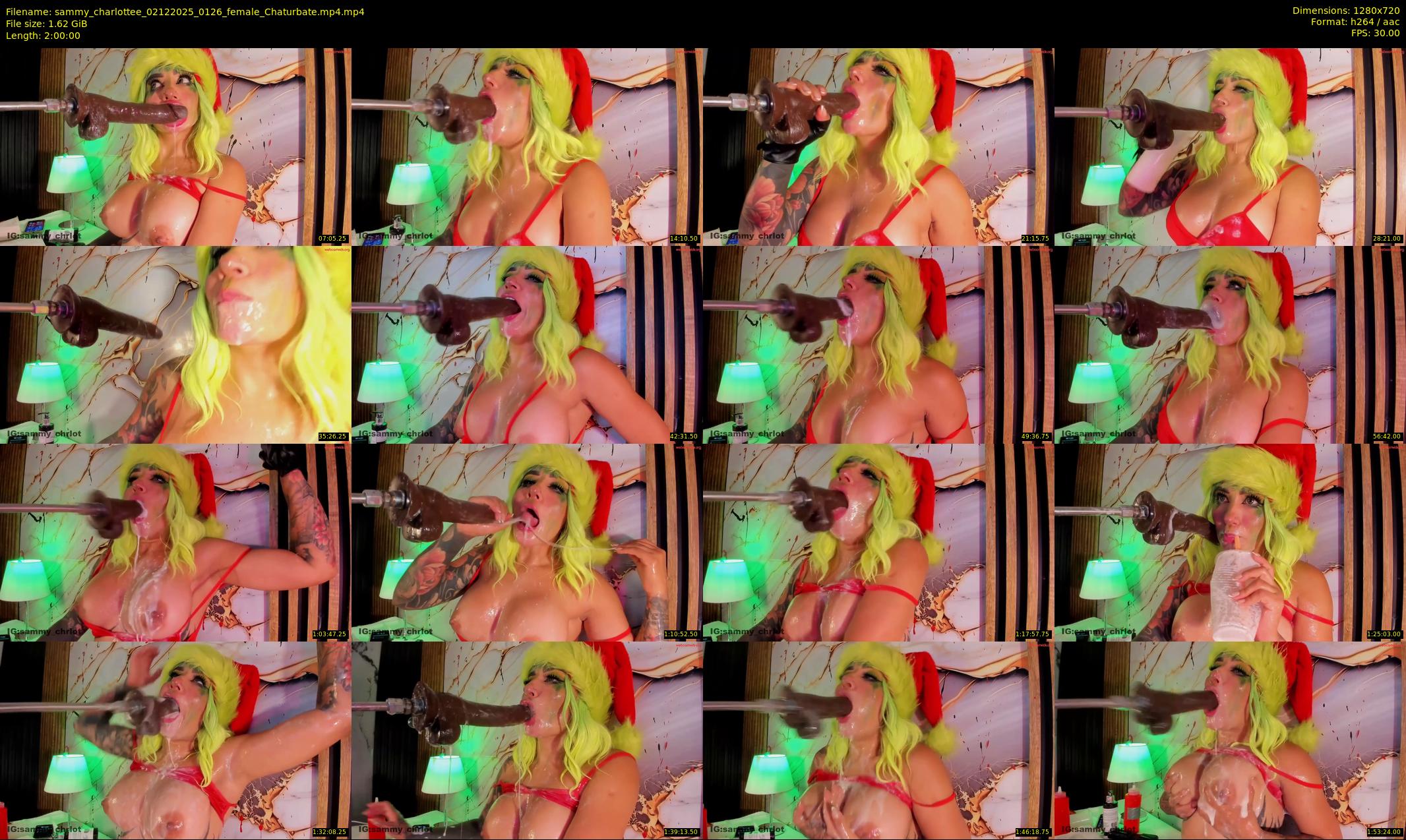sammy_charlottee — 120 minute Chaturbate female cam show recording, 720p, Dec 2, 2025