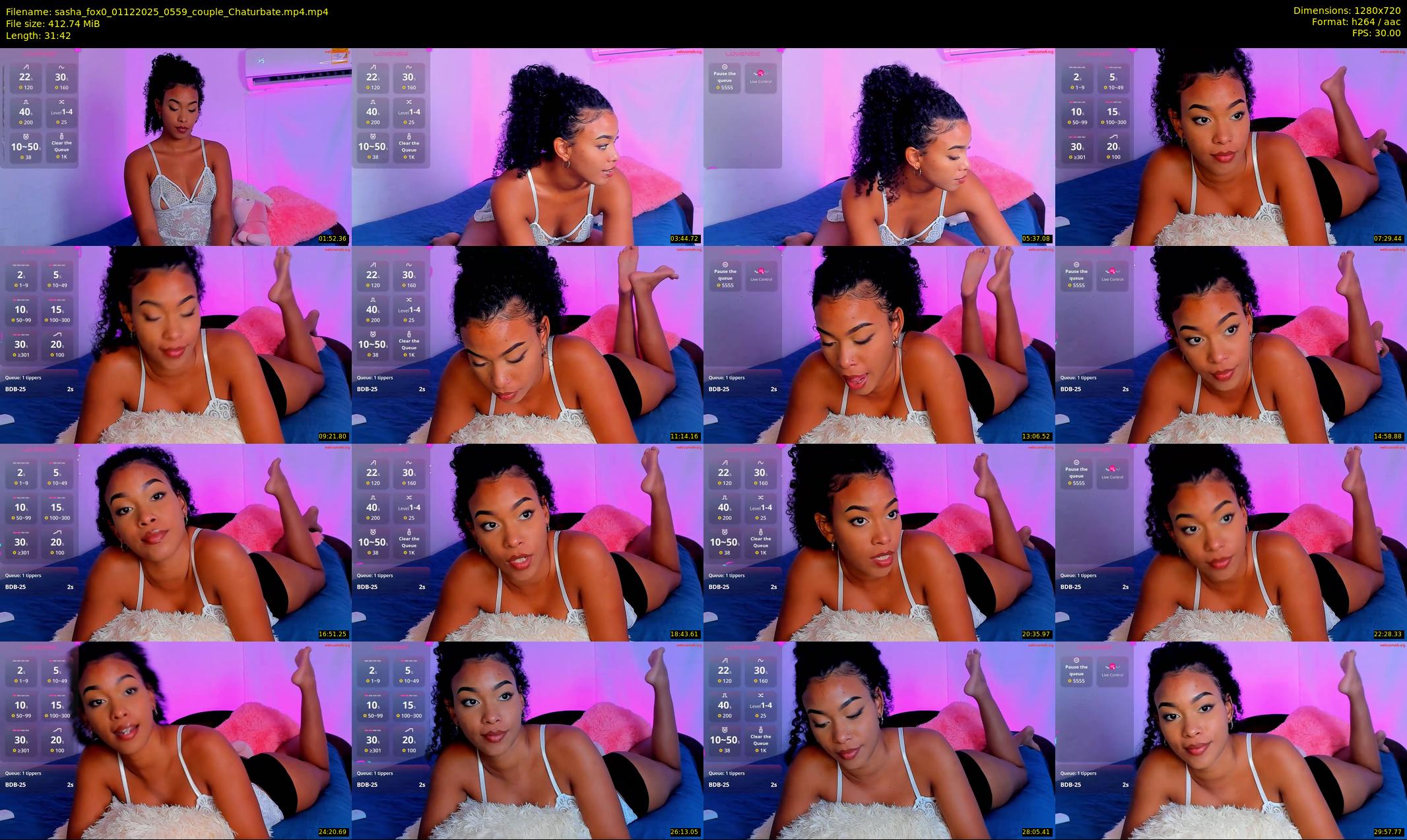 sasha_fox0 — 32 minute Chaturbate couple cam show recording, 720p, Dec 1, 2025
