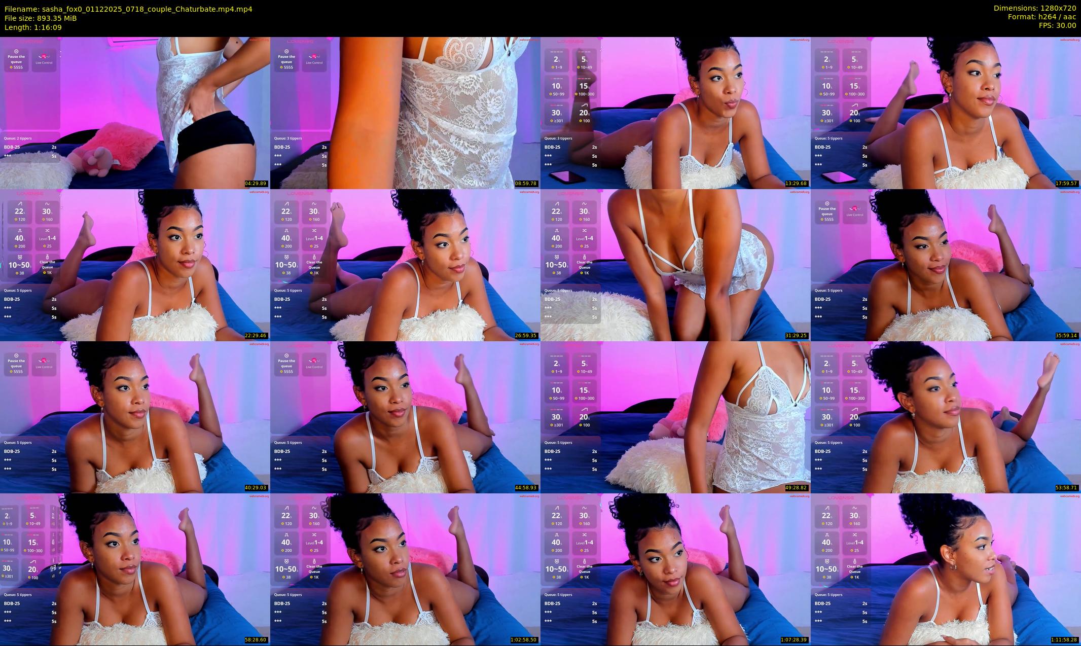 sasha_fox0 — 77 minute Chaturbate couple cam show recording, 720p, Dec 1, 2025