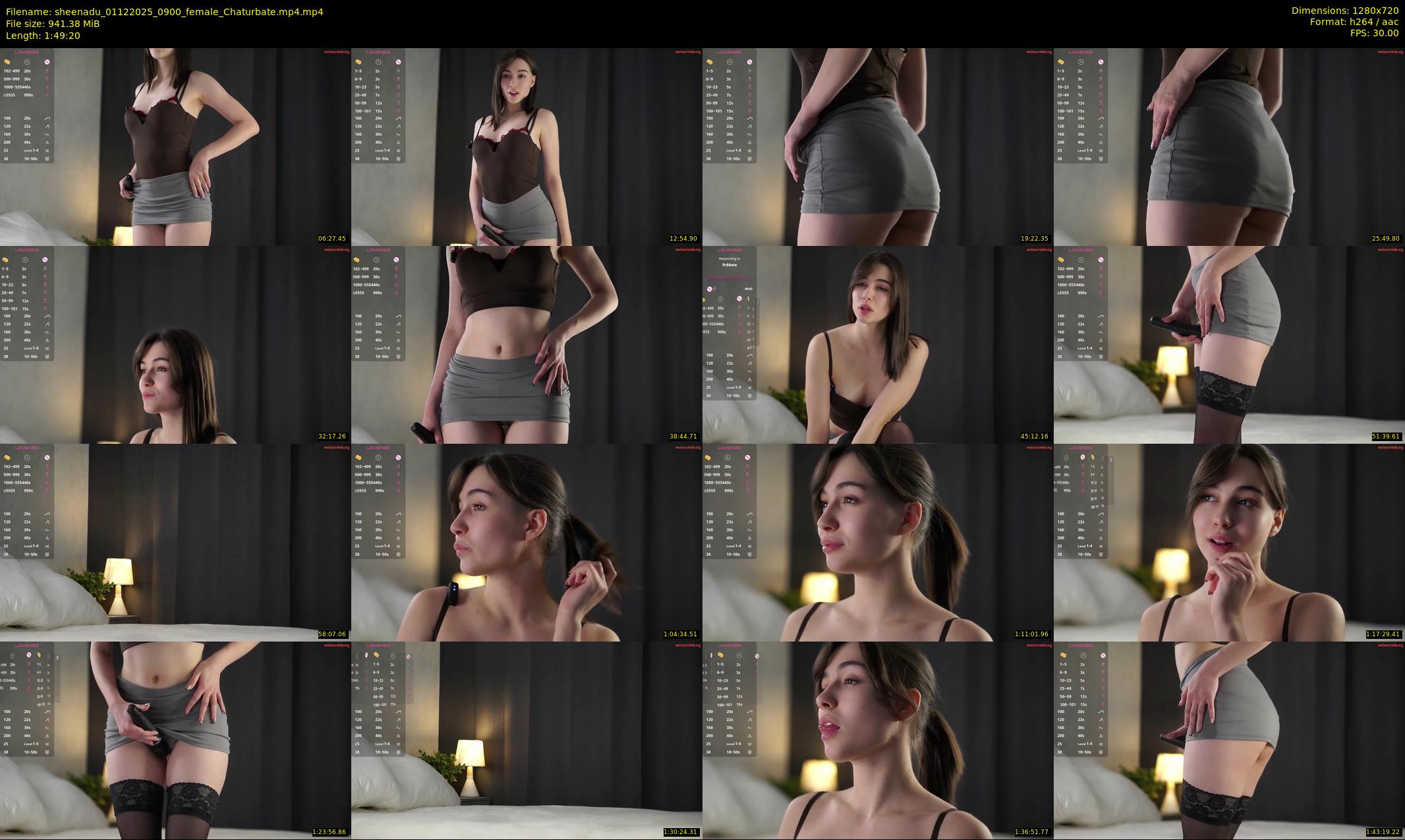 sheenadu — 110 minute Chaturbate female cam show recording, 720p, Dec 1, 2025