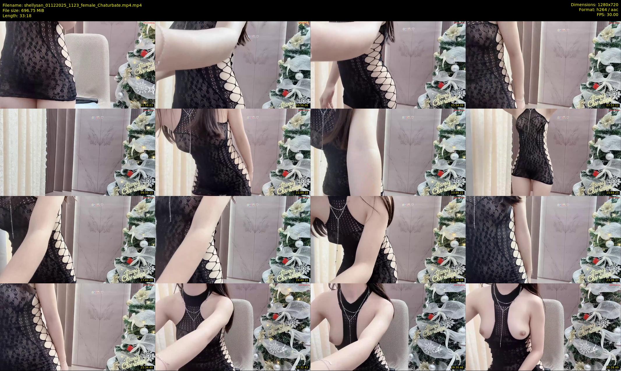 shellysan — 34 minute Chaturbate female cam show recording, 720p, Dec 1, 2025