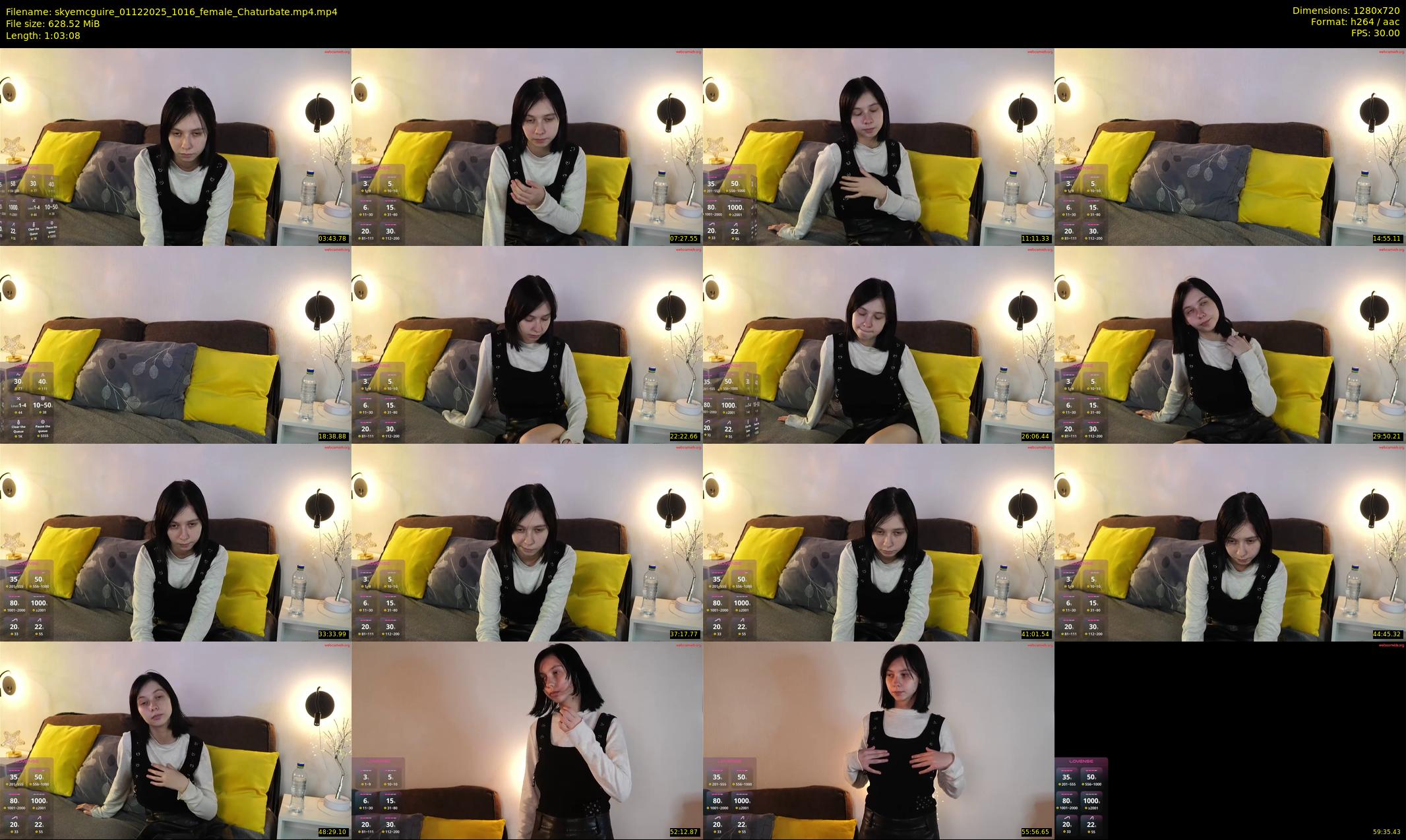 skyemcguire — 64 minute Chaturbate female cam show recording, 720p, Dec 1, 2025
