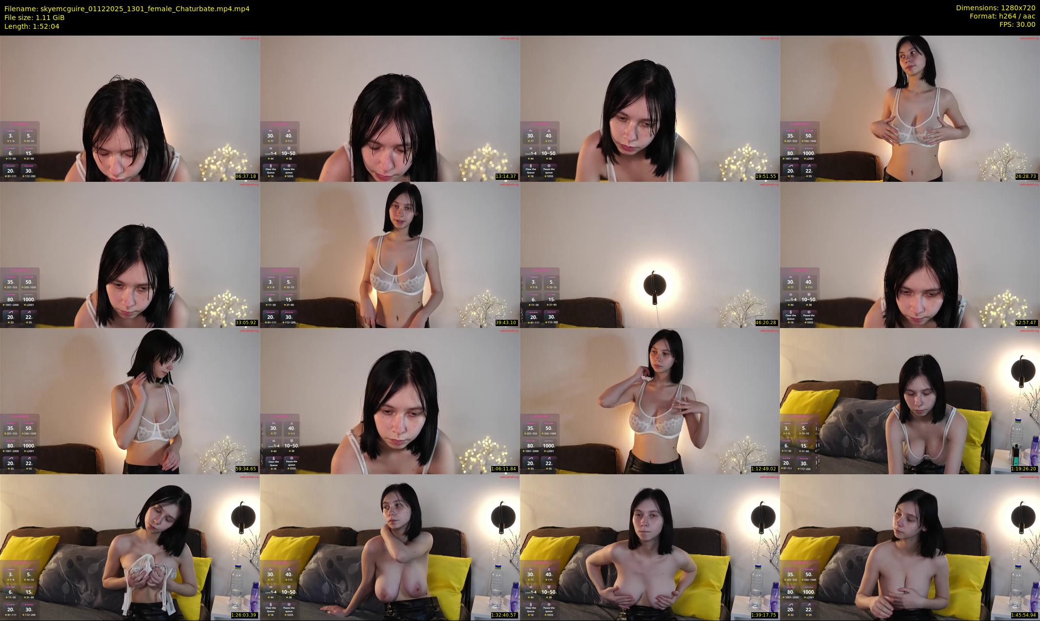 skyemcguire — 113 minute Chaturbate female cam show recording, 720p, Dec 1, 2025