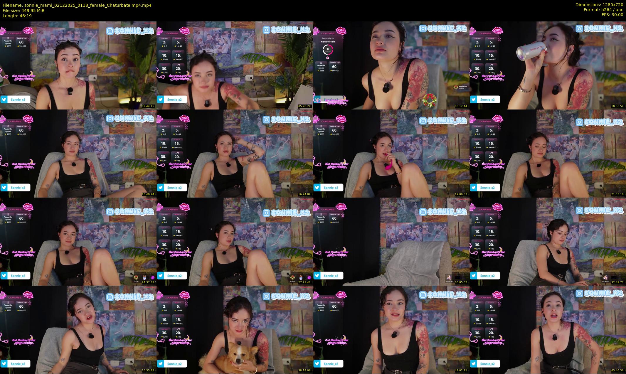 sonnie_mami — 47 minute Chaturbate female cam show recording, 720p, Dec 2, 2025