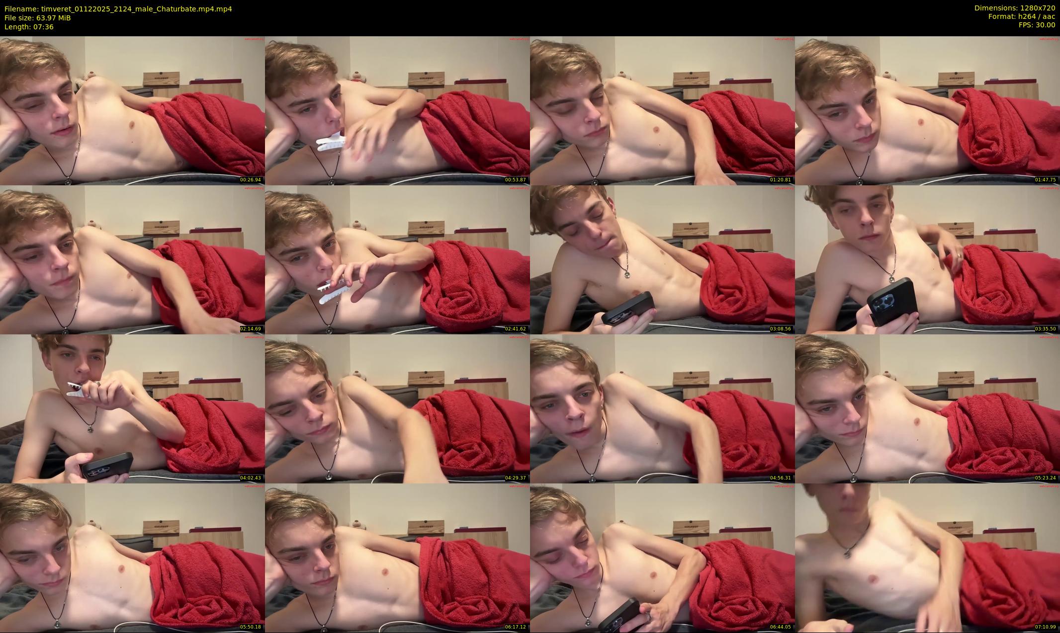 timveret — 8 minute Chaturbate male cam show recording, 720p, Dec 1, 2025