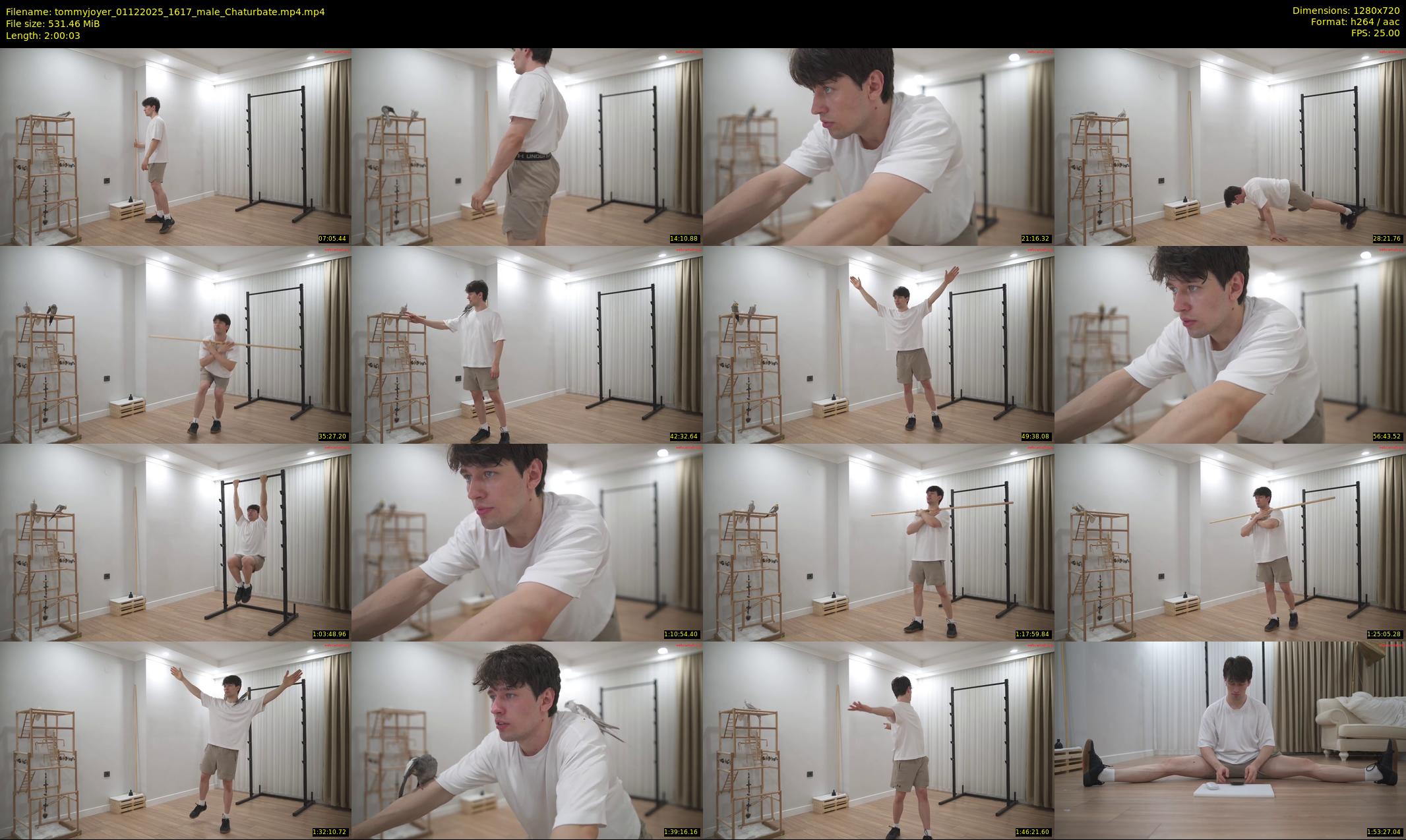 tommyjoyer — 121 minute Chaturbate male cam show recording, 720p, Dec 1, 2025