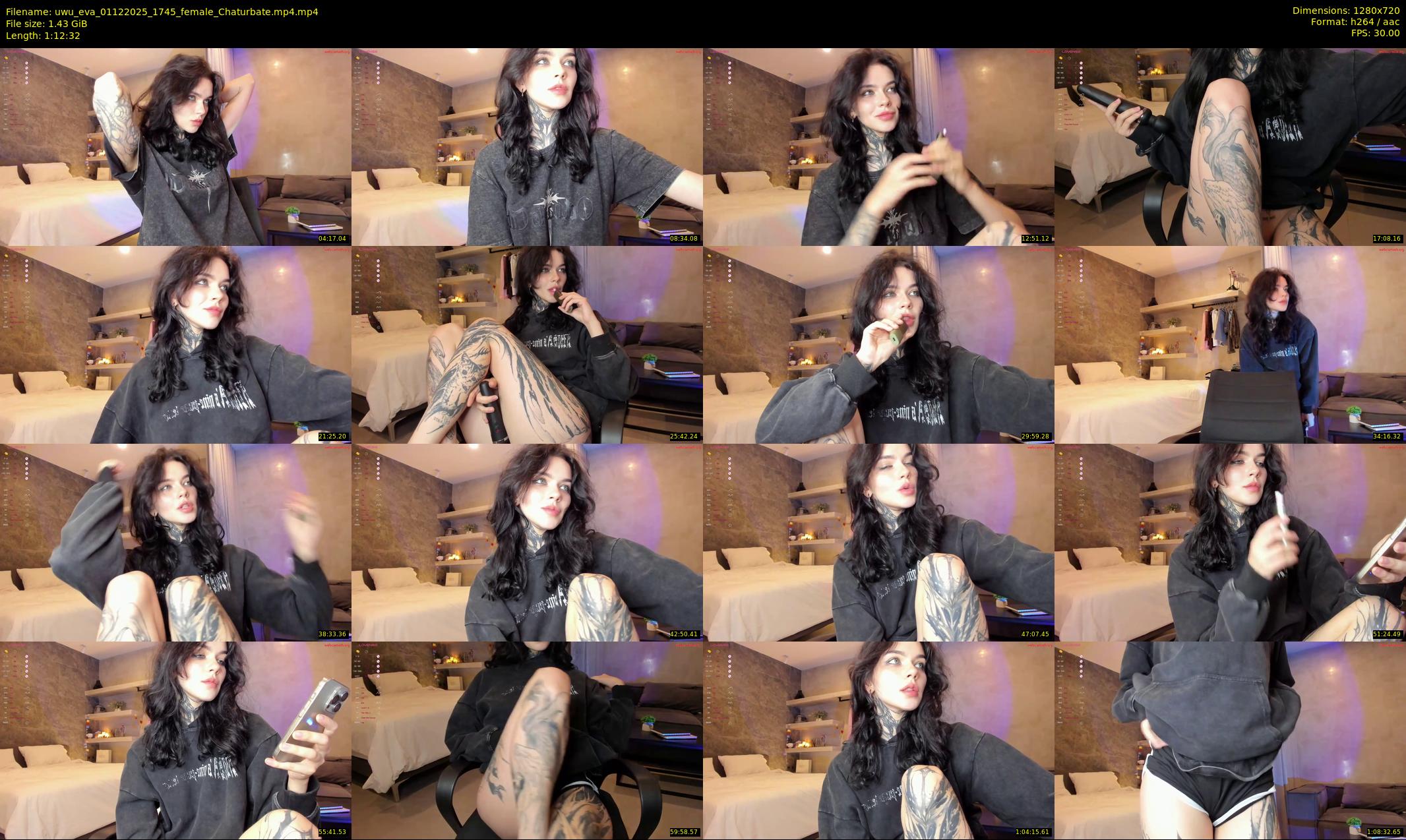 uwu_eva — 73 minute Chaturbate female cam show recording, 720p, Dec 1, 2025