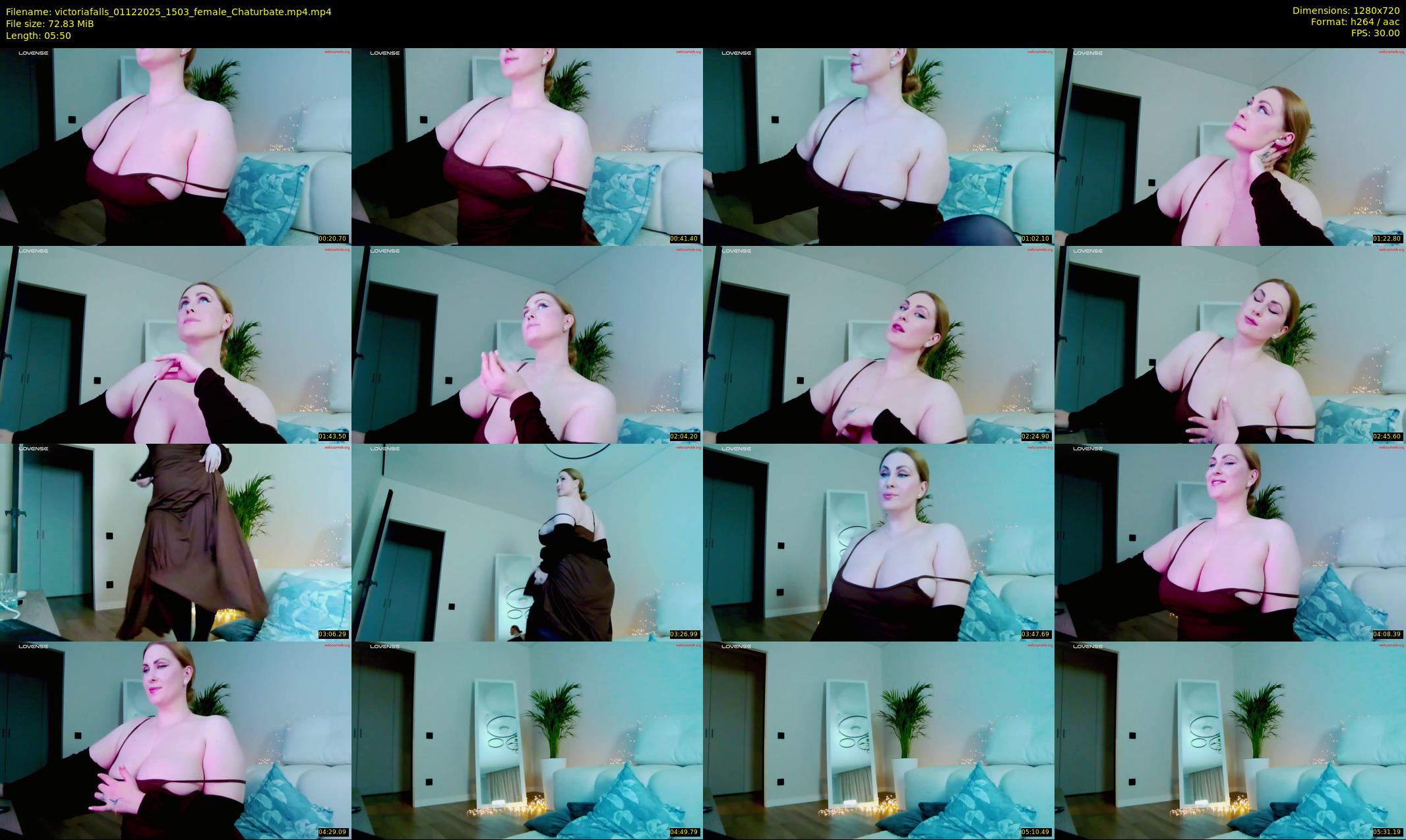 victoriafalls — 6 minute Chaturbate female cam show recording, 720p, Dec 1, 2025