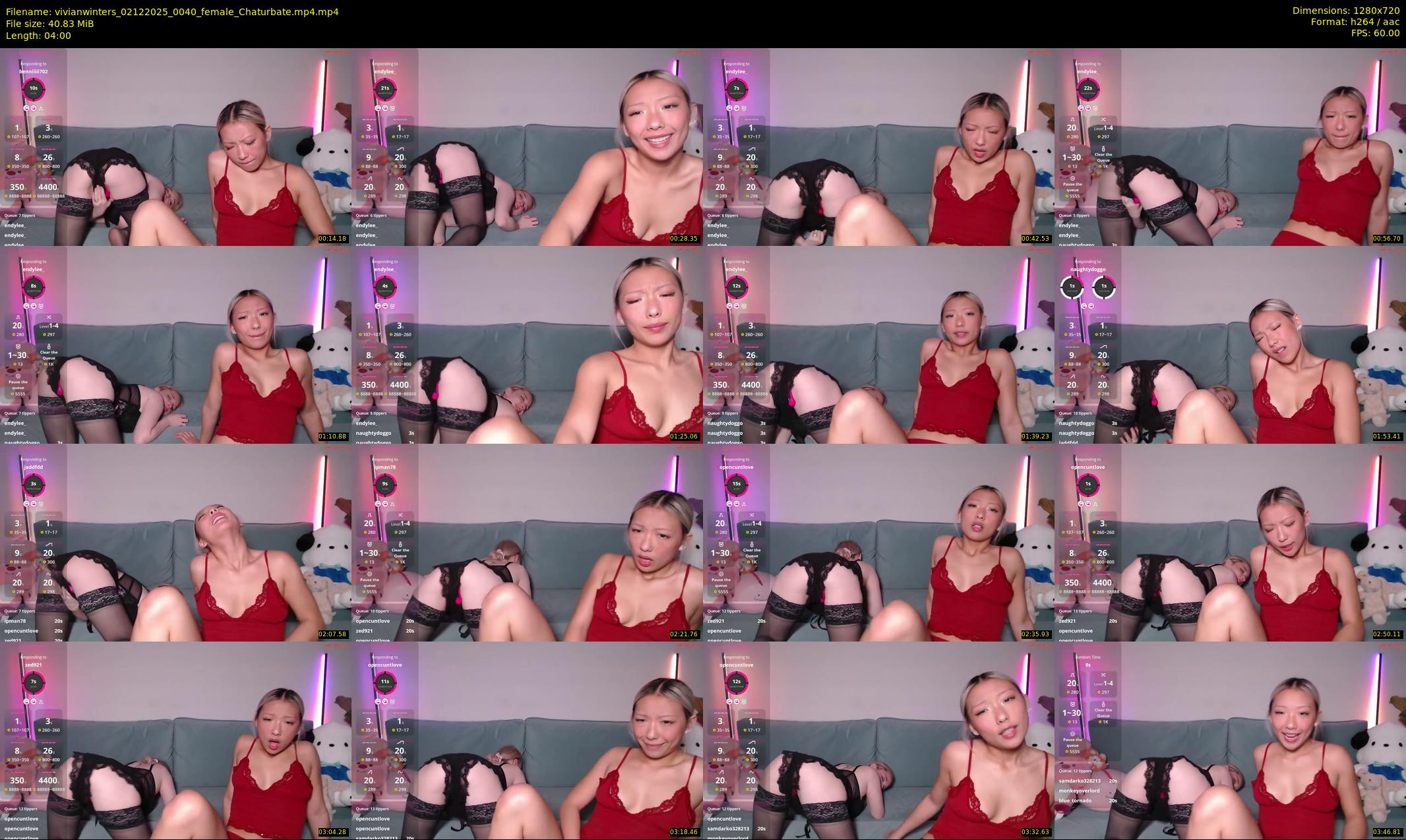 vivianwinters — 4 minute Chaturbate female cam show recording, 720p, Dec 2, 2025