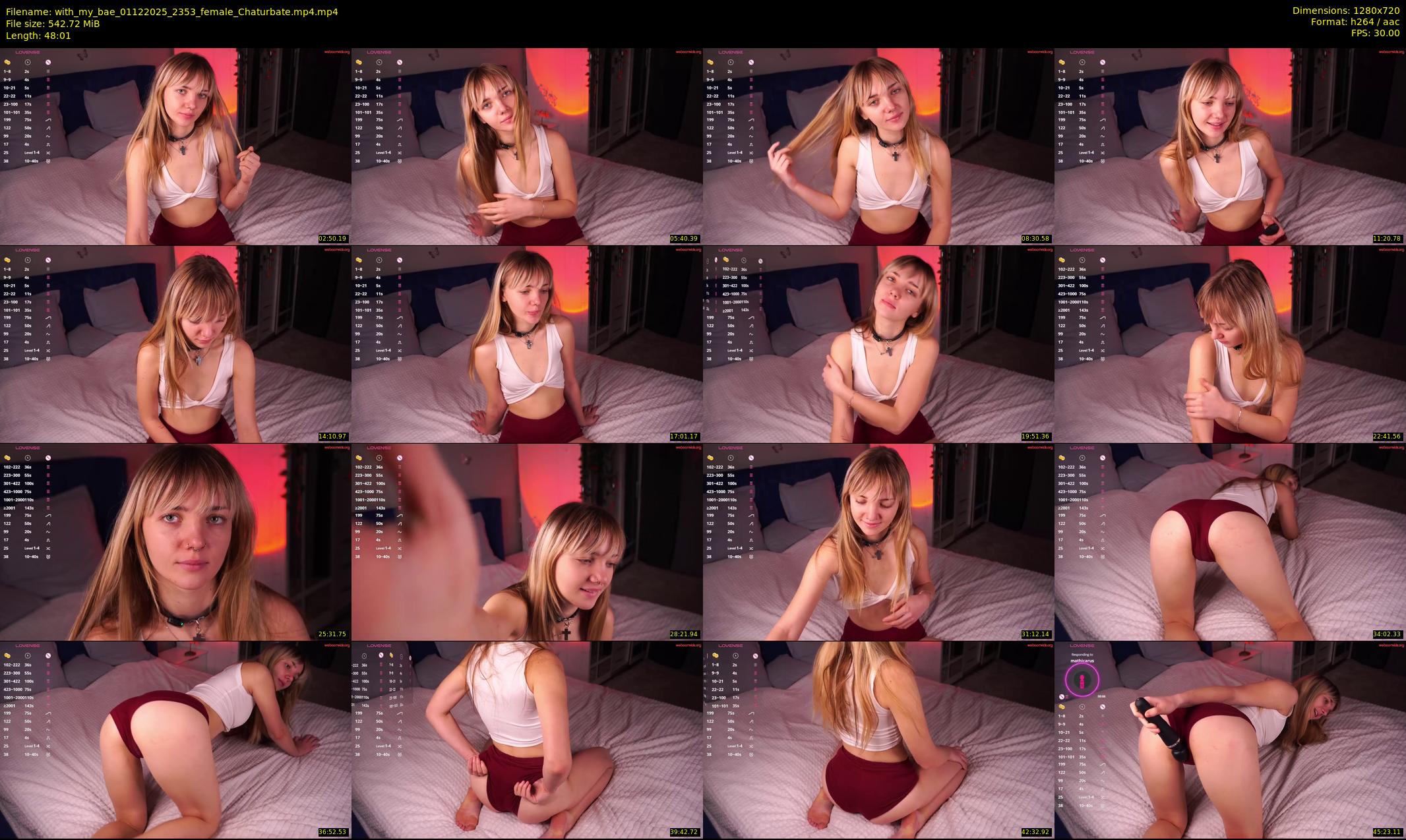 with_my_bae — 49 minute Chaturbate female cam show recording, 720p, Dec 1, 2025