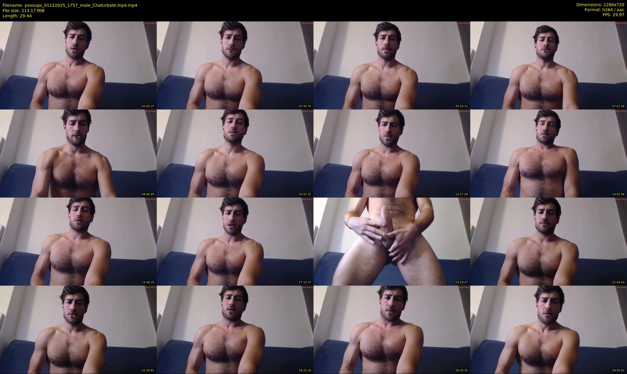 yoooups — 30 minute Chaturbate male cam show recording, 720p, Dec 1, 2025