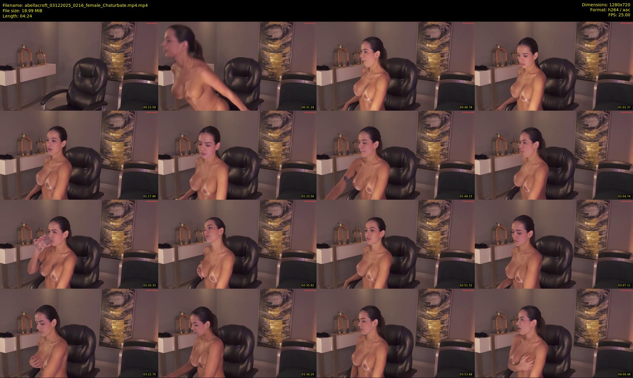 abellacroft — 5 minute Chaturbate female cam show recording, 720p, Dec 3, 2025