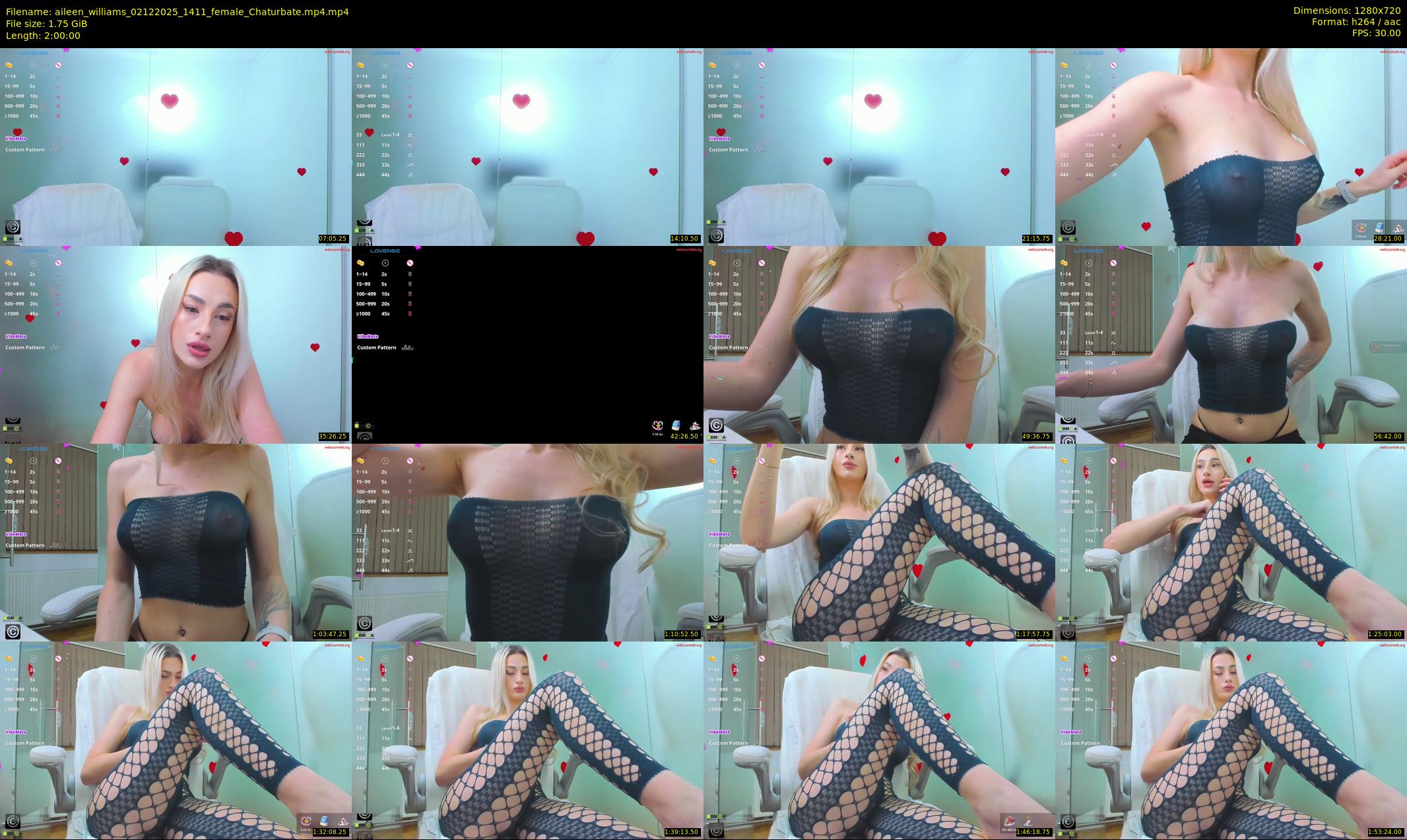 aileen_williams — 120 minute Chaturbate female cam show recording, 720p, Dec 2, 2025