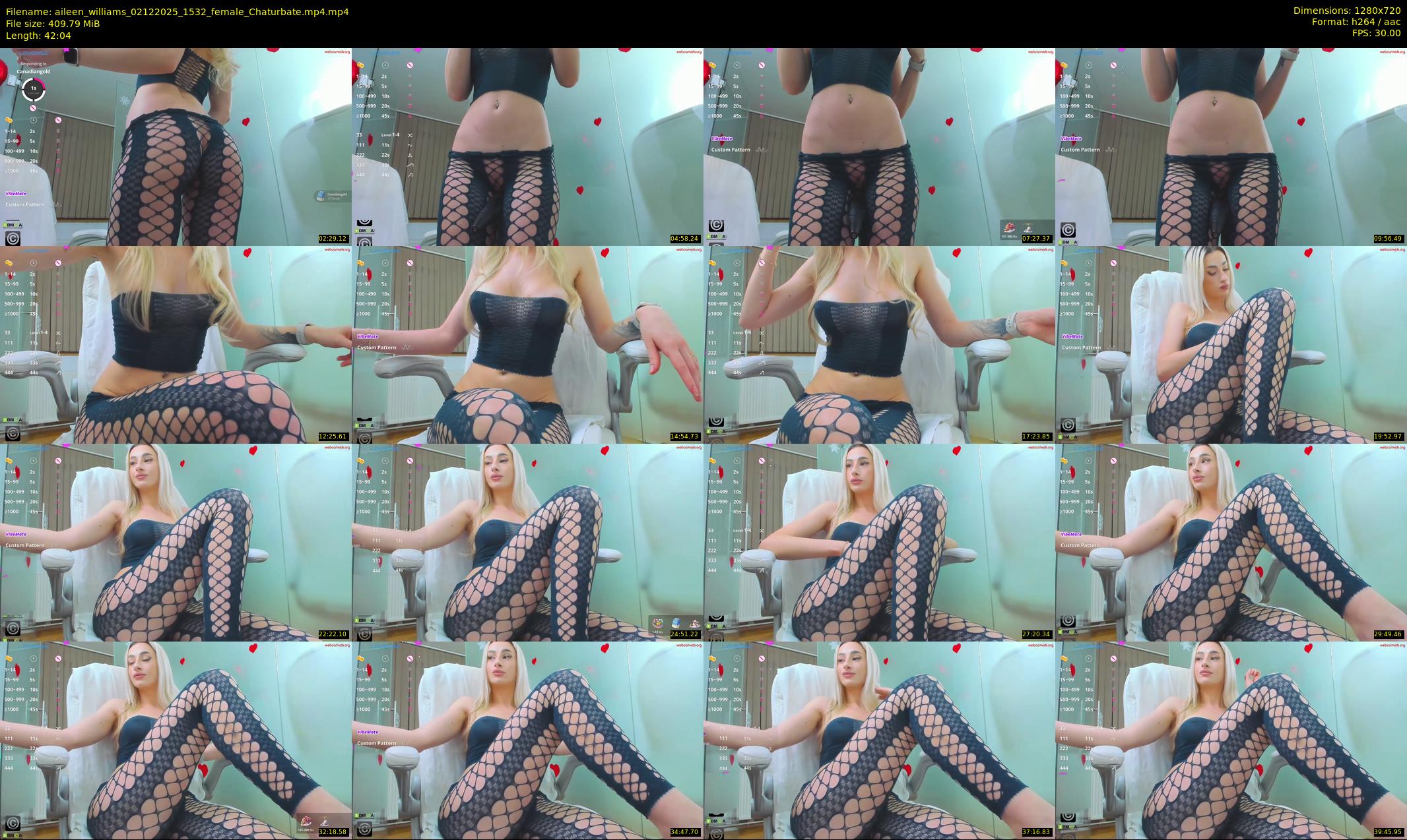 aileen_williams — 43 minute Chaturbate female cam show recording, 720p, Dec 2, 2025