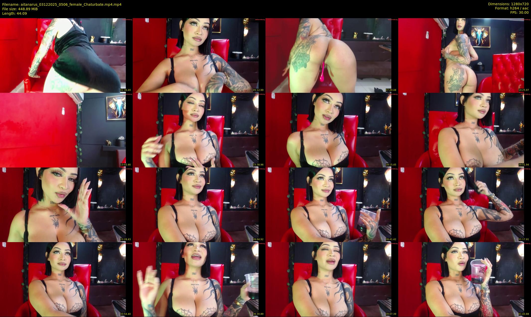 aitanarus — 45 minute Chaturbate female cam show recording, 720p, Dec 3, 2025