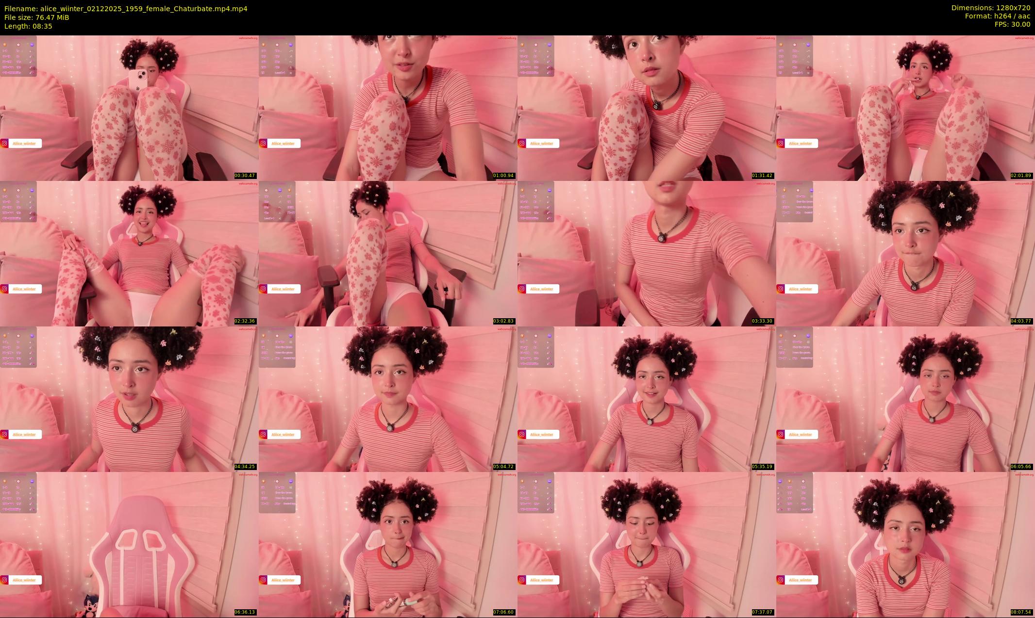alice_wiinter — 9 minute Chaturbate female cam show recording, 720p, Dec 2, 2025