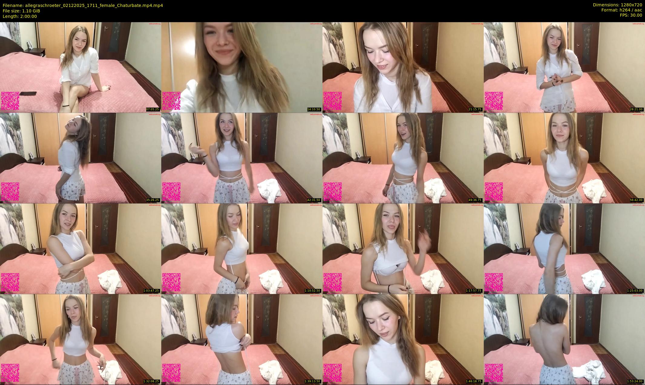 allegraschroeter — 120 minute Chaturbate female cam show recording, 720p, Dec 2, 2025