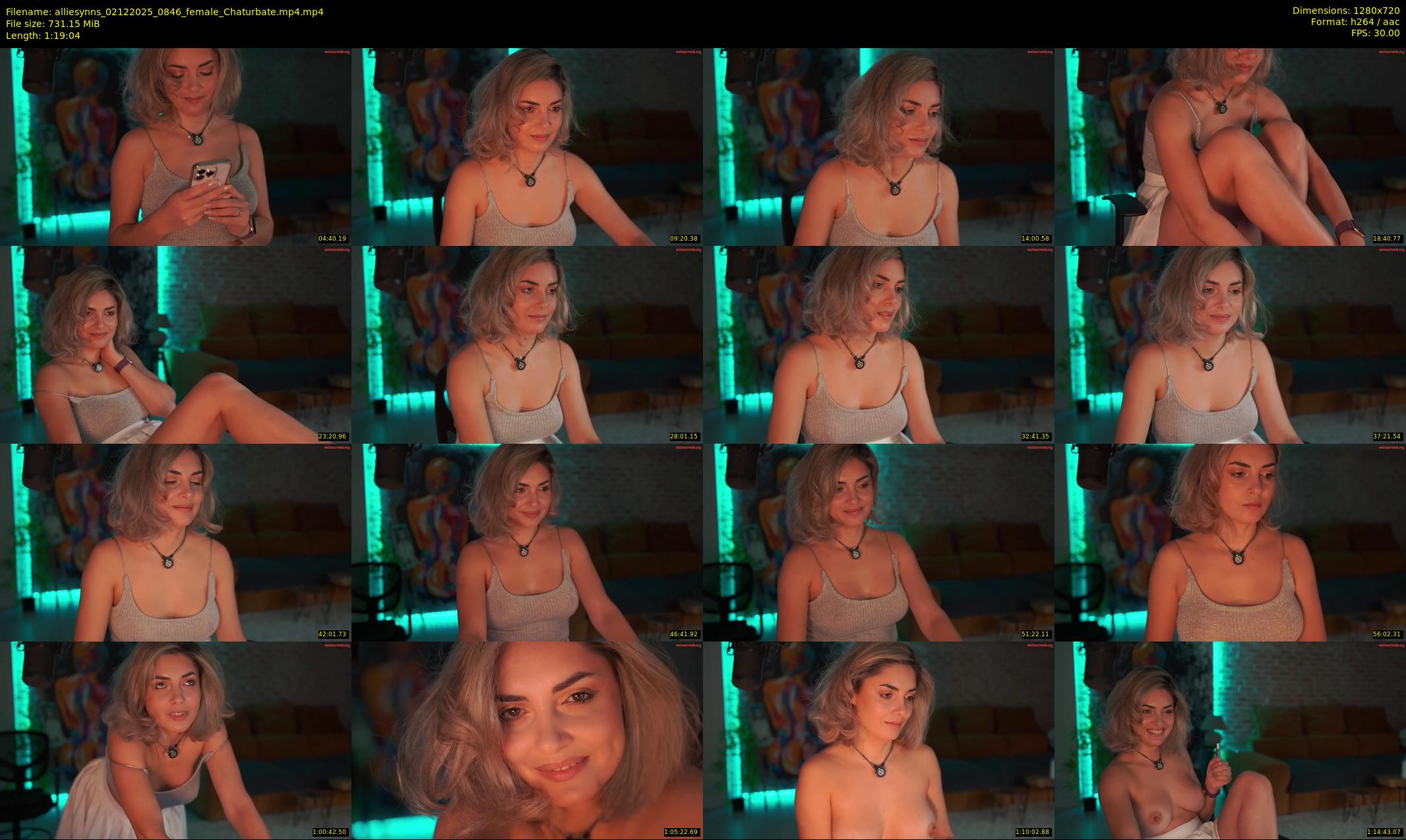 alliesynns — 80 minute Chaturbate female cam show recording, 720p, Dec 2, 2025