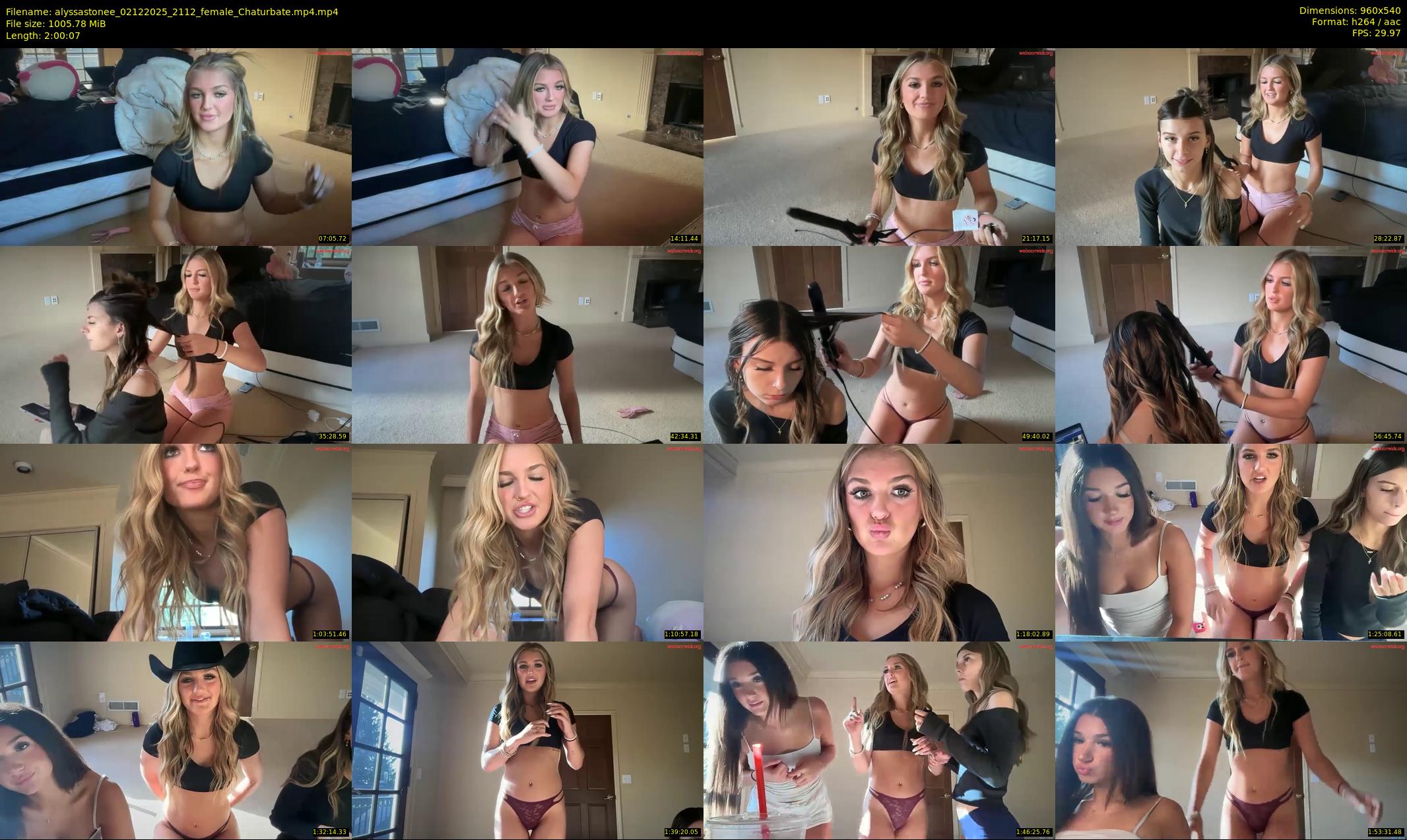 alyssastonee — 121 minute Chaturbate female cam show recording, 480p, Dec 2, 2025