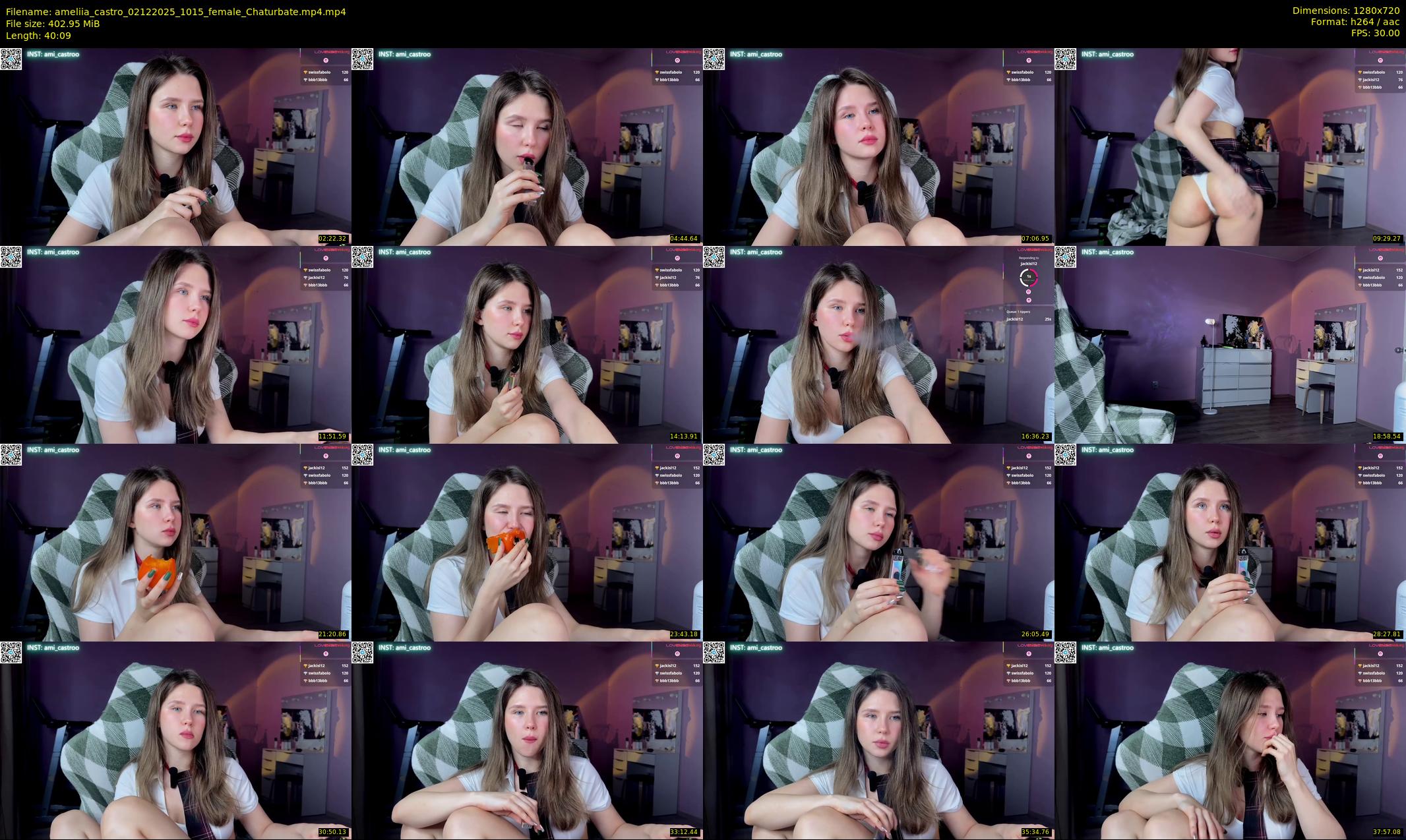 ameliia_castro — 41 minute Chaturbate female cam show recording, 720p, Dec 2, 2025