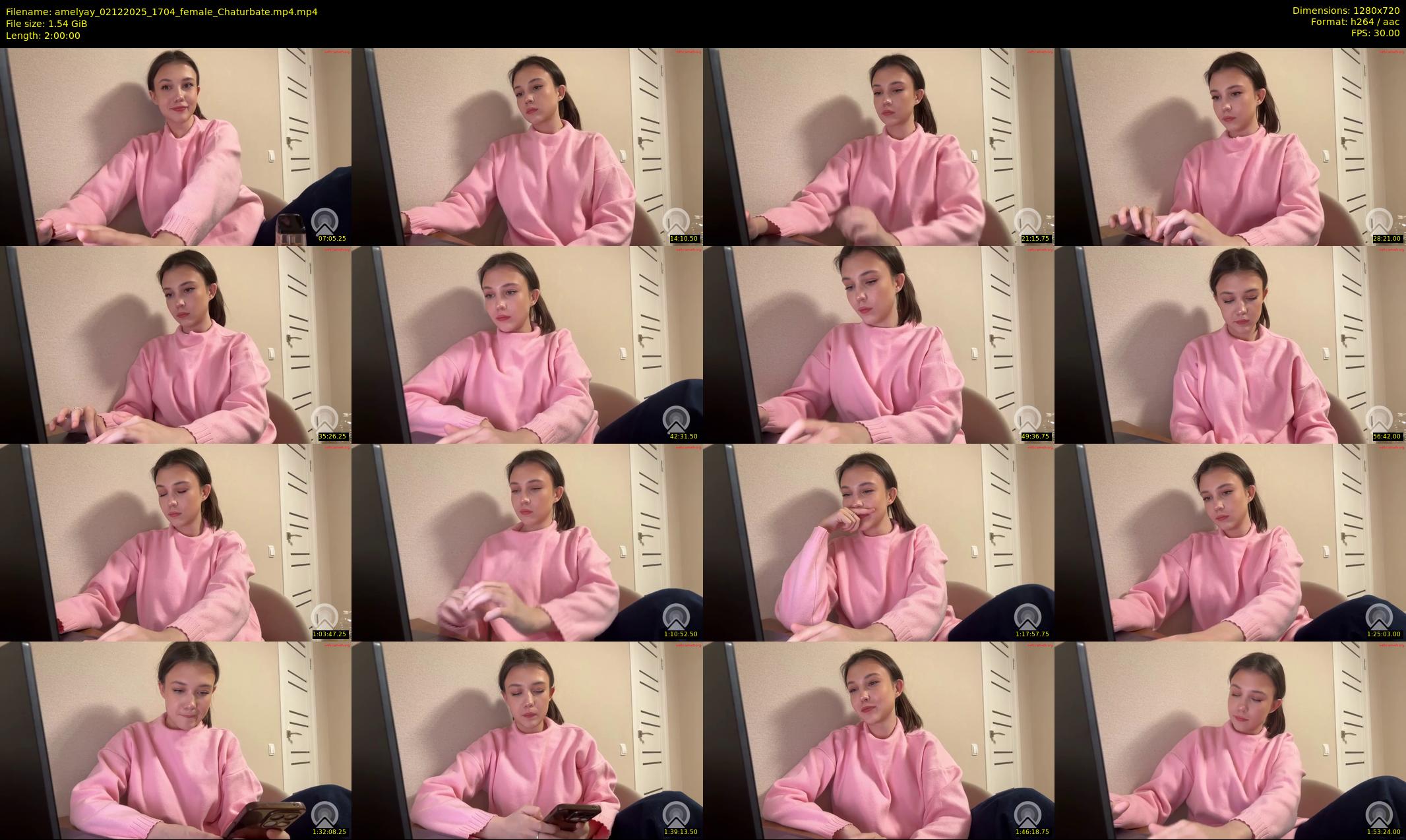 amelyay — 120 minute Chaturbate female cam show recording, 720p, Dec 2, 2025