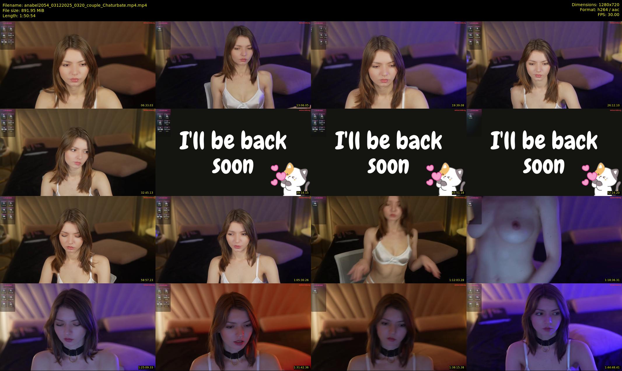 anabel2054 — 111 minute Chaturbate female cam show recording, 720p, Dec 3, 2025