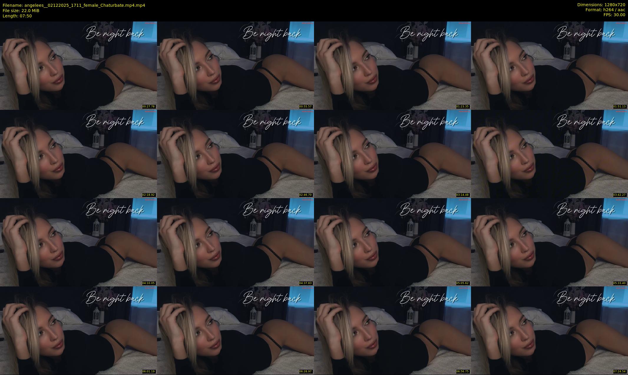 angelees_ — 8 minute Chaturbate female cam show recording, 720p, Dec 2, 2025