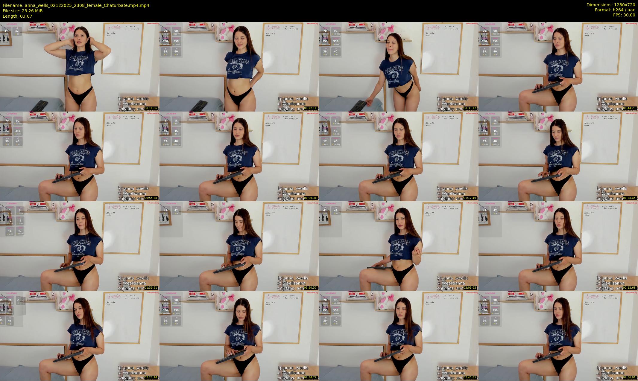 anna_wells — 4 minute Chaturbate female cam show recording, 720p, Dec 2, 2025