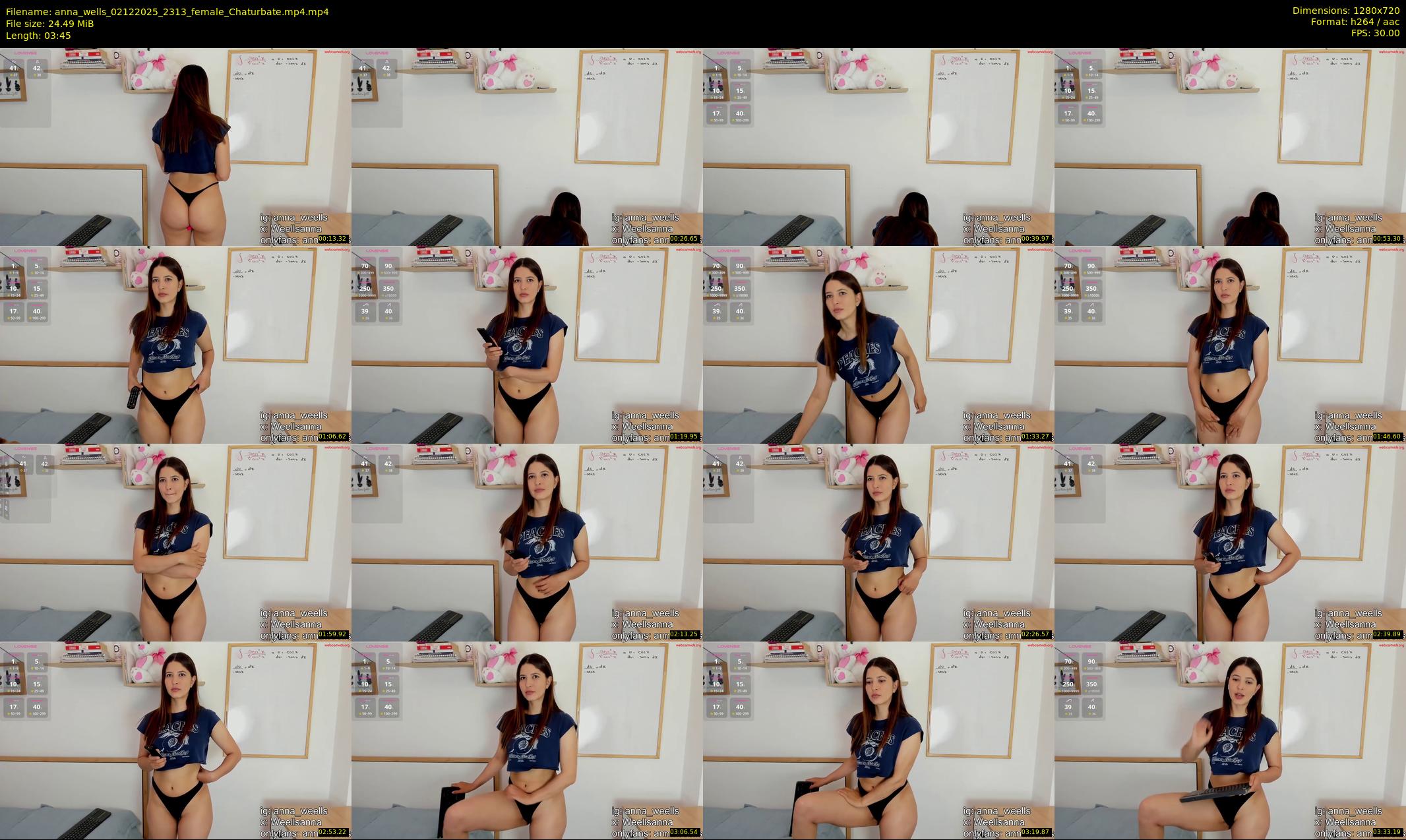 anna_wells — 4 minute Chaturbate female cam show recording, 720p, Dec 2, 2025