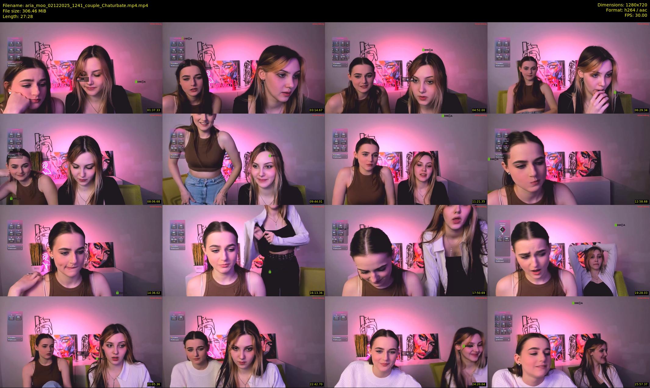 aria_moo — 28 minute Chaturbate couple cam show recording, 720p, Dec 2, 2025