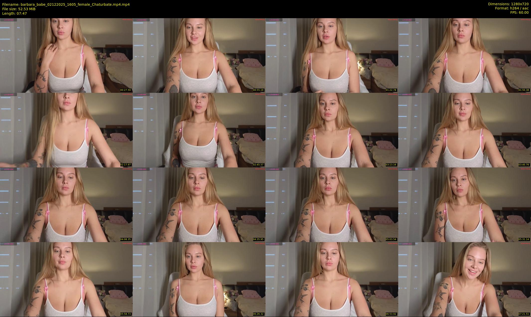 barbara_babe — 8 minute Chaturbate female cam show recording, 720p, Dec 2, 2025