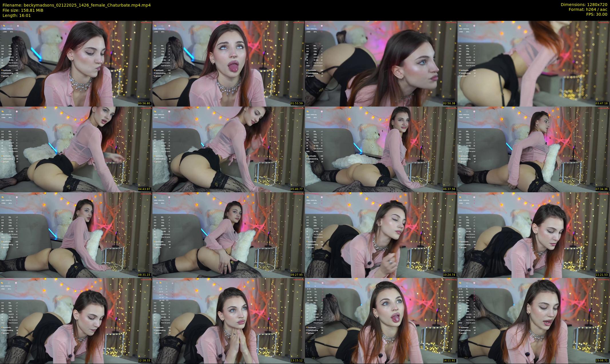 beckymadsons — 17 minute Chaturbate female cam show recording, 720p, Dec 2, 2025