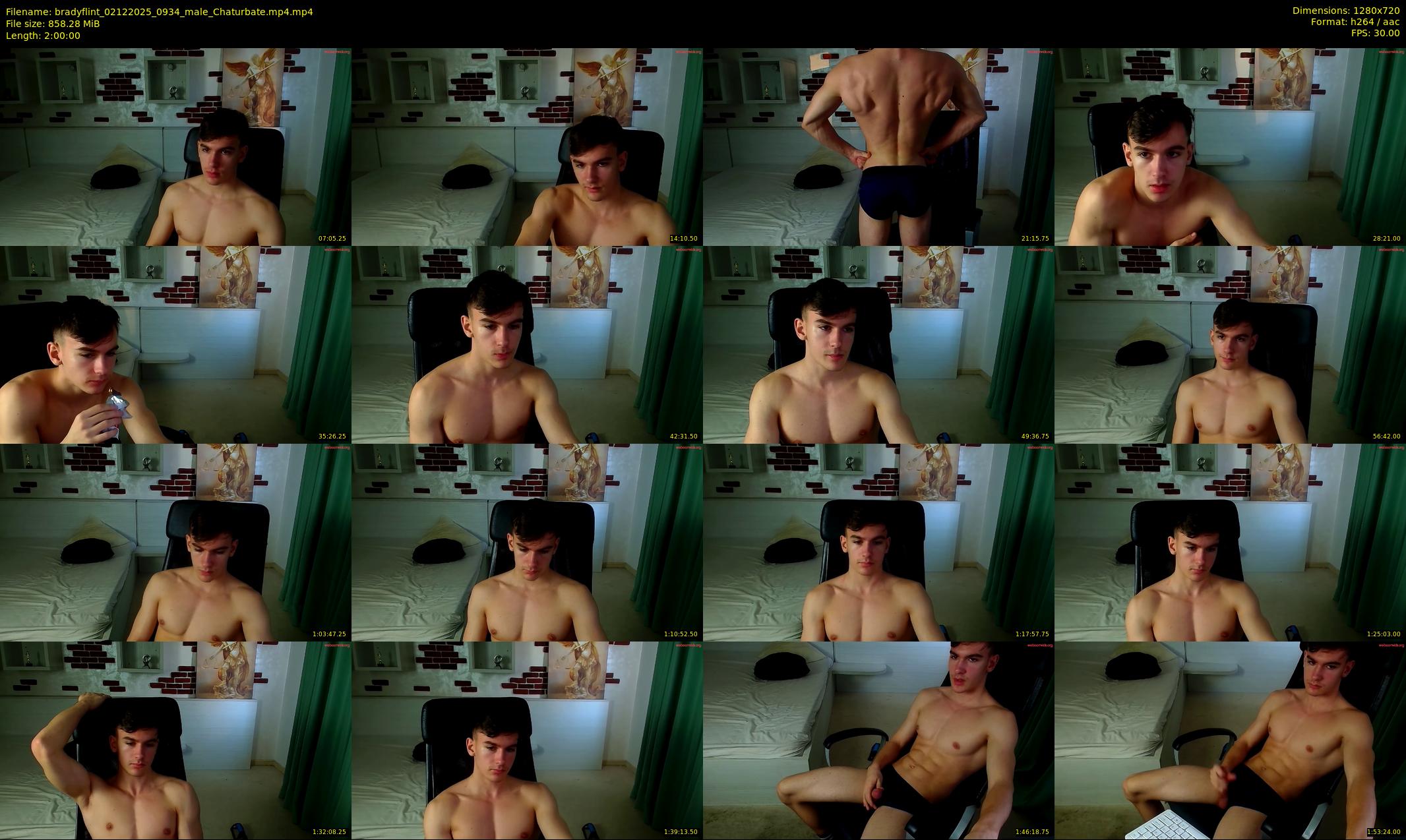 bradyflint — 120 minute Chaturbate male cam show recording, 720p, Dec 2, 2025