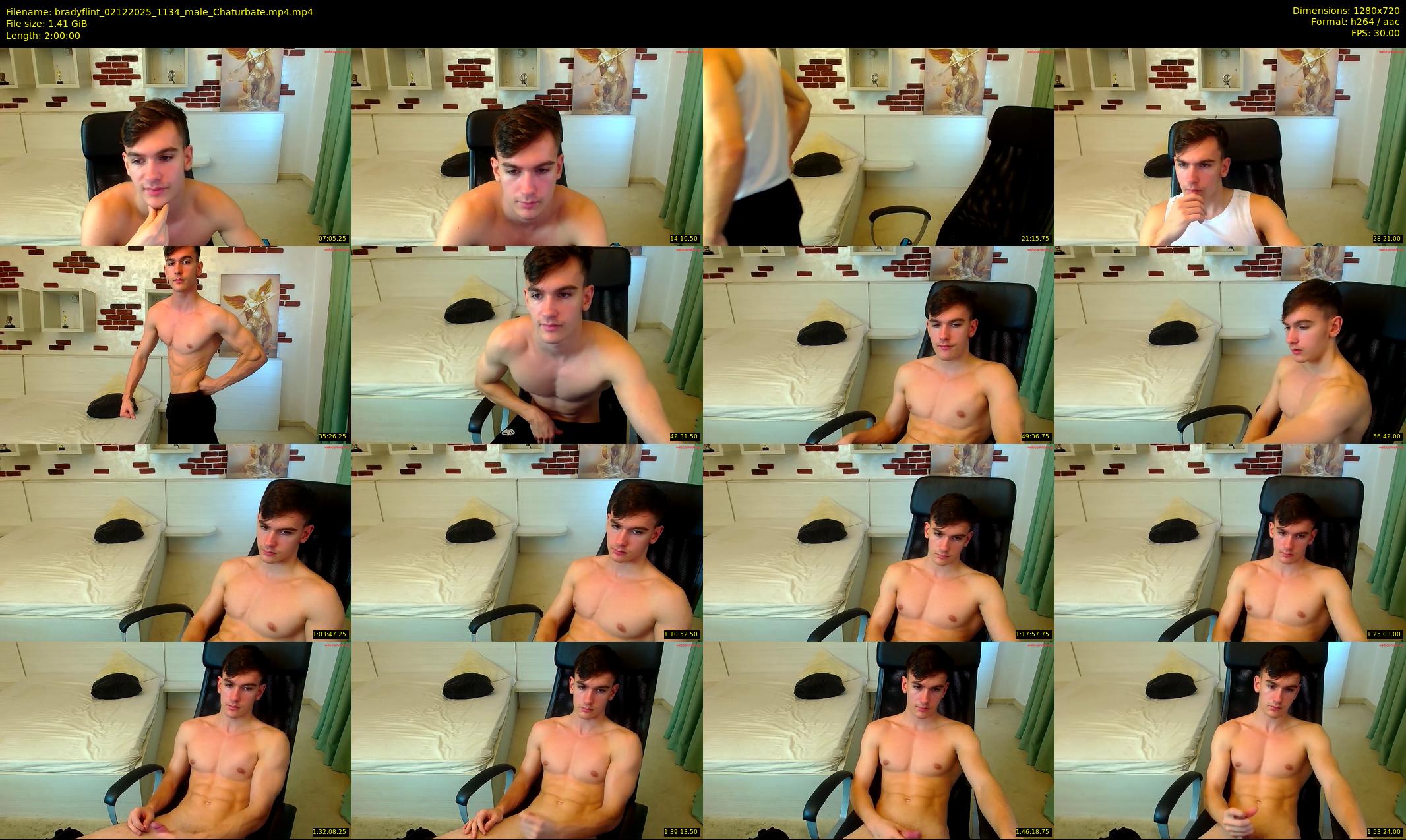 bradyflint — 120 minute Chaturbate male cam show recording, 720p, Dec 2, 2025