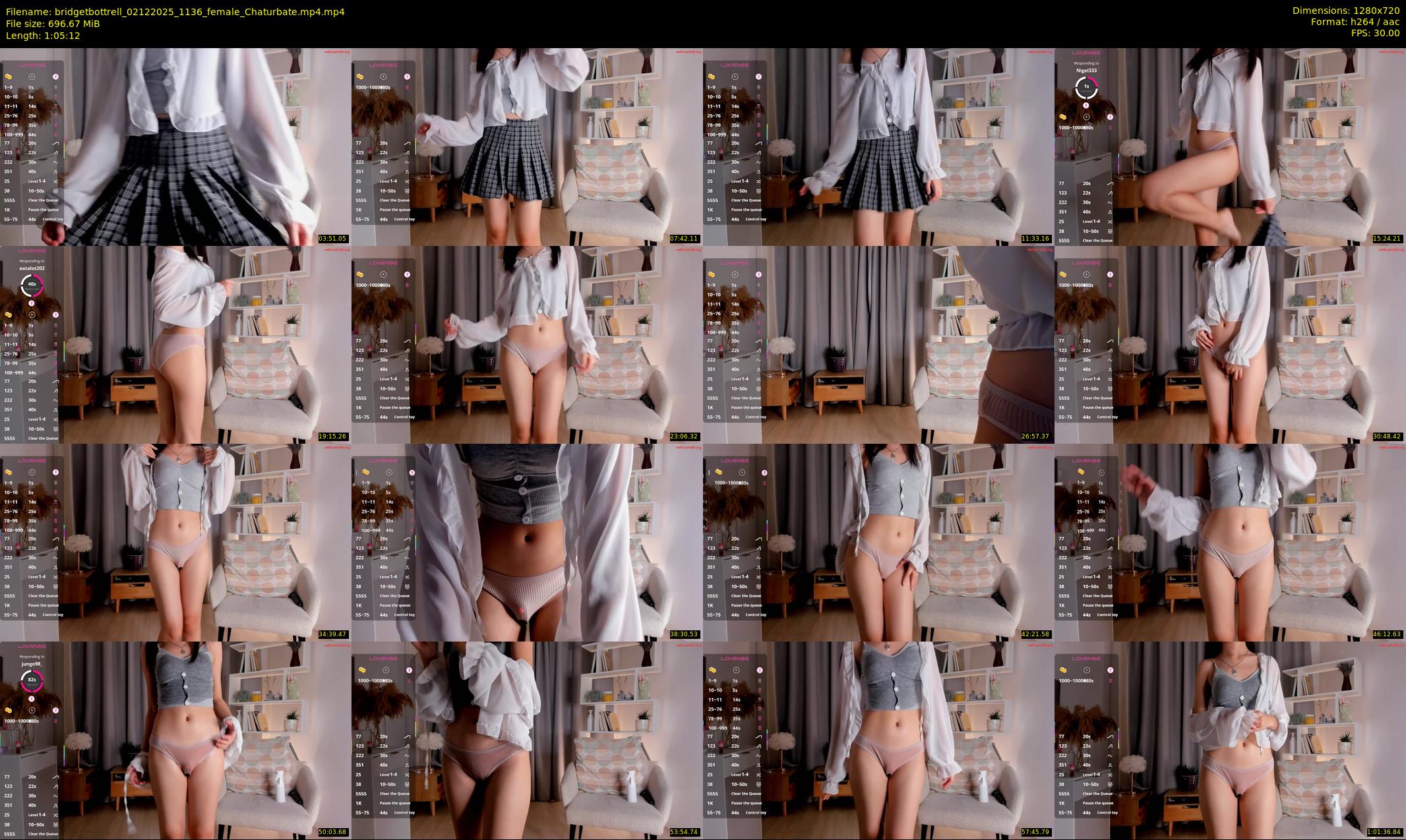 bridgetbottrell — 66 minute Chaturbate female cam show recording, 720p, Dec 2, 2025