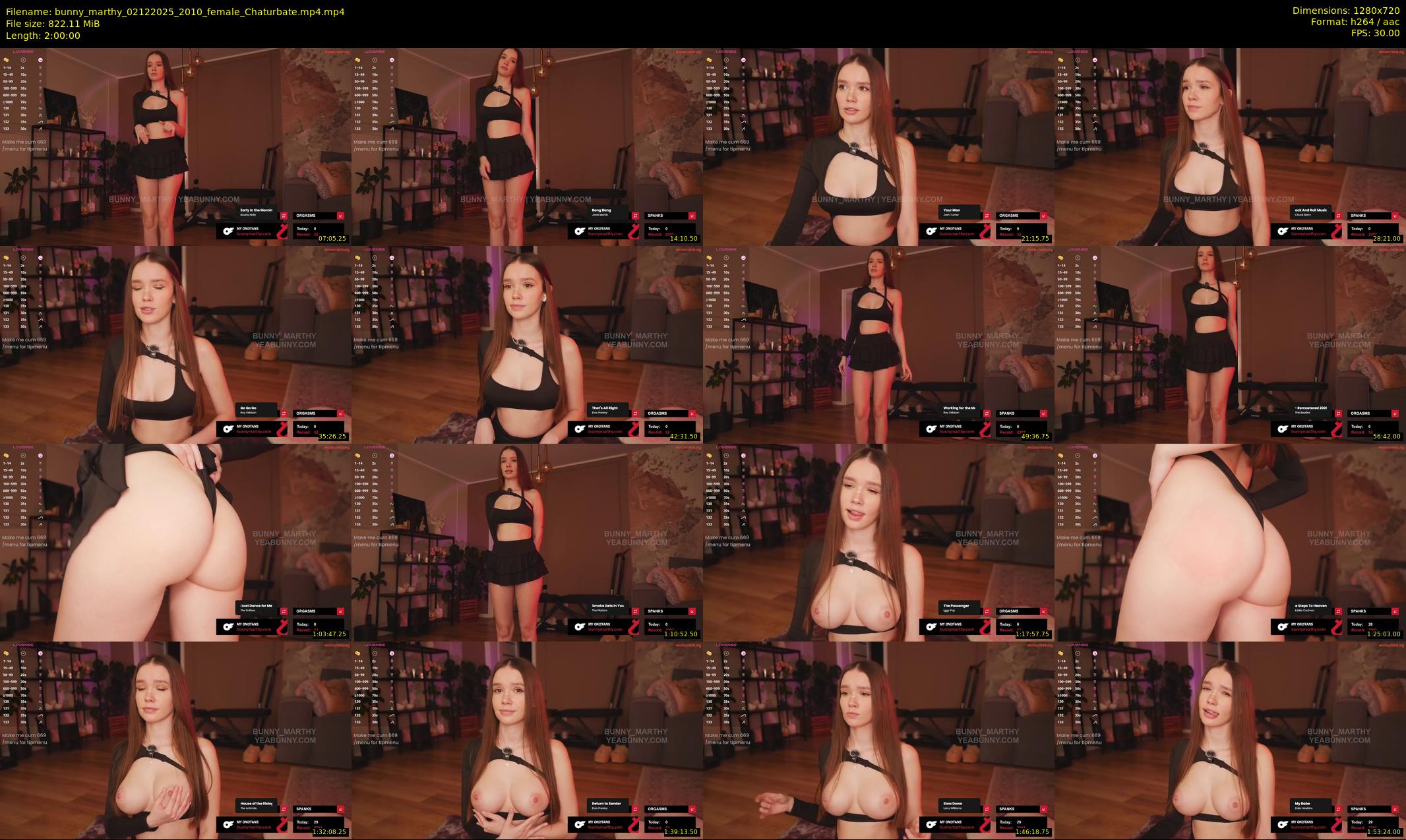 bunny_marthy — 120 minute Chaturbate female cam show recording, 720p, Dec 2, 2025