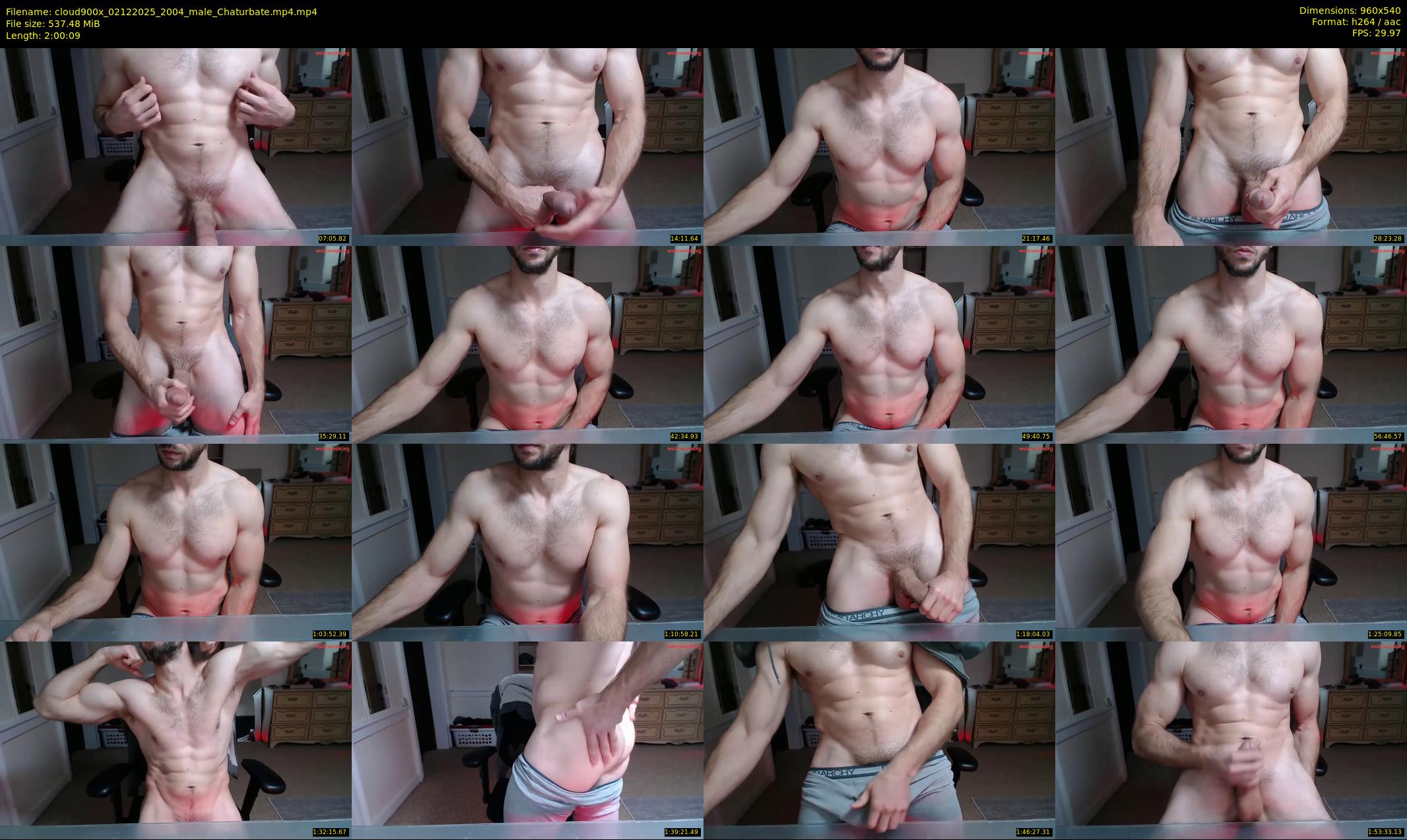 cloud900x — 121 minute Chaturbate male cam show recording, 480p, Dec 2, 2025