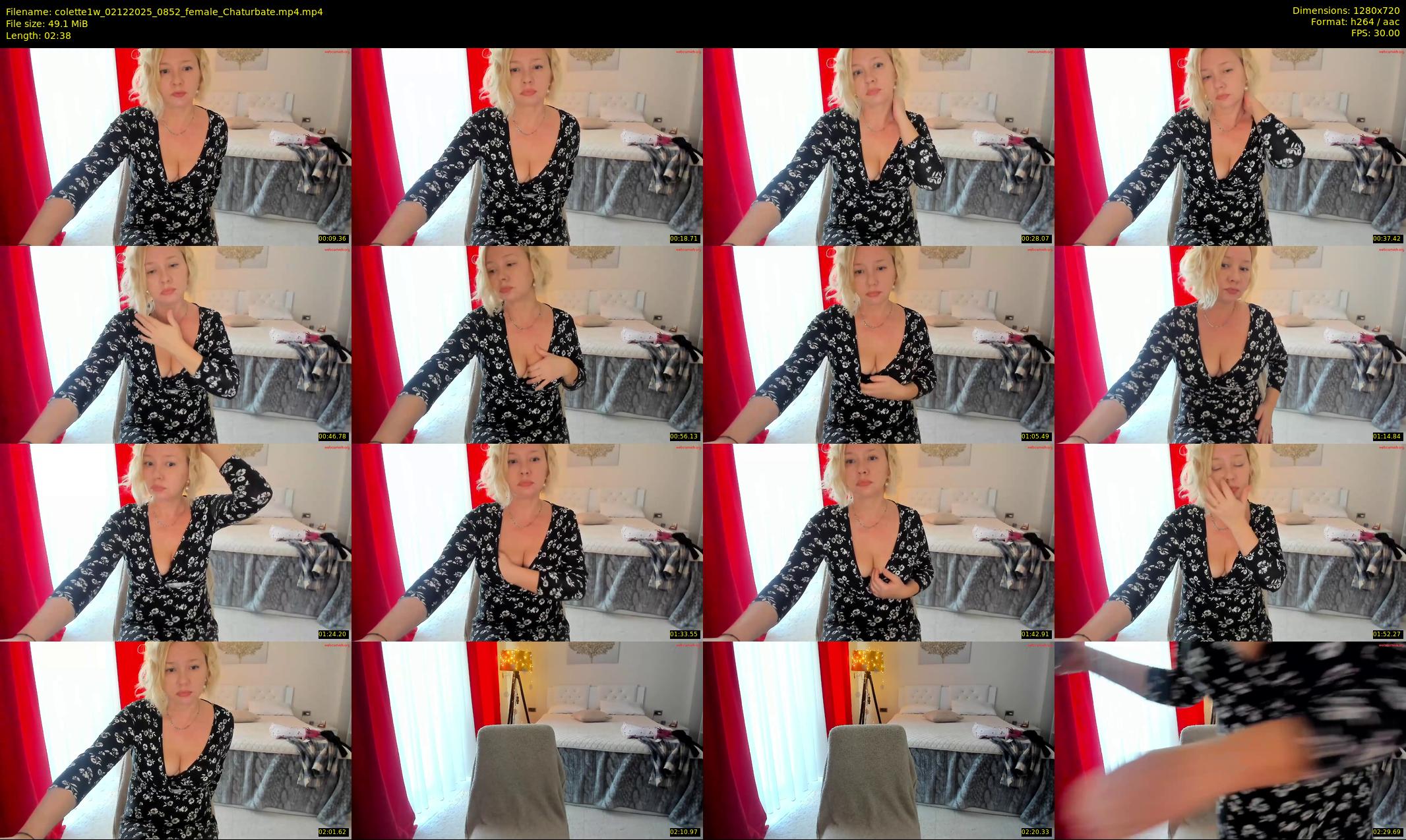 colette1w — 3 minute Chaturbate female cam show recording, 720p, Dec 2, 2025