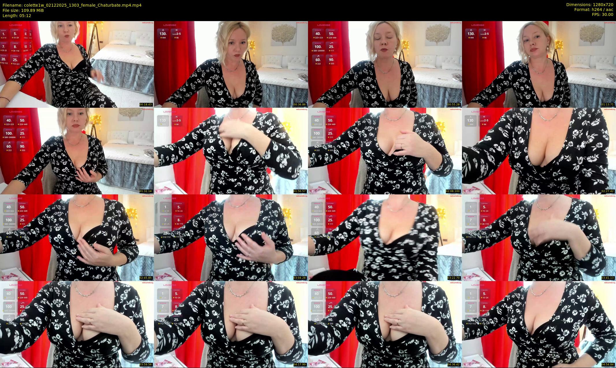 colette1w — 6 minute Chaturbate female cam show recording, 720p, Dec 2, 2025