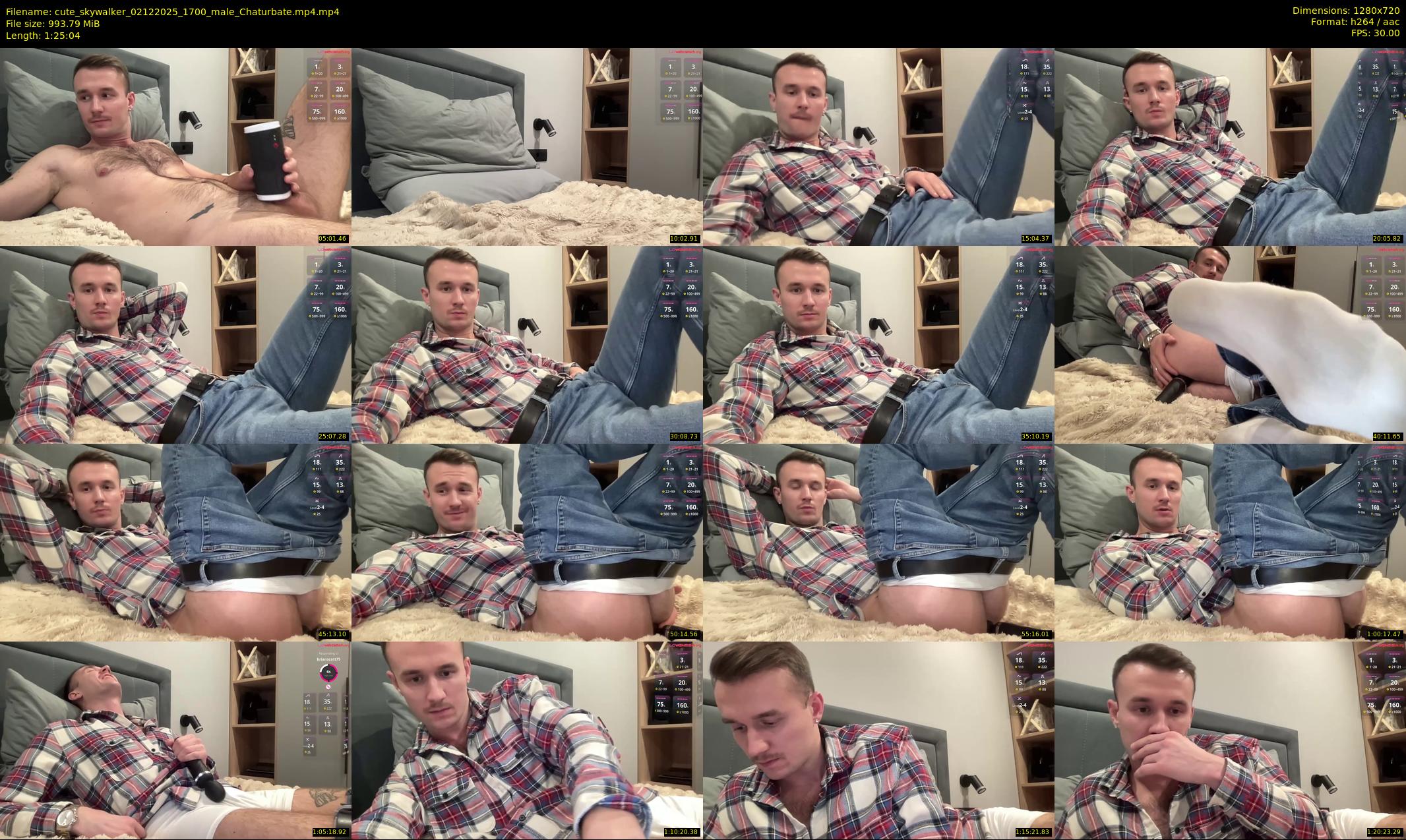 cute_skywalker — 86 minute Chaturbate male cam show recording, 720p, Dec 2, 2025