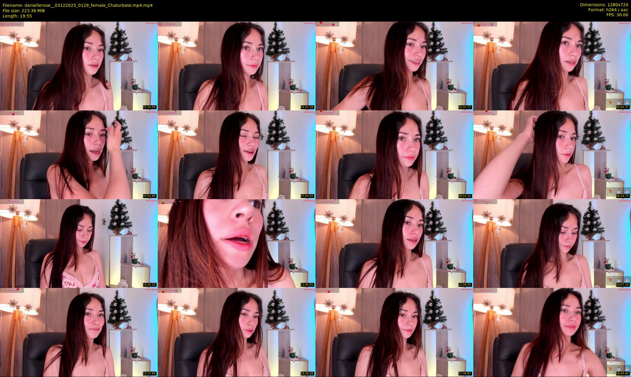 daniellerose_ — 20 minute Chaturbate female cam show recording, 720p, Dec 3, 2025