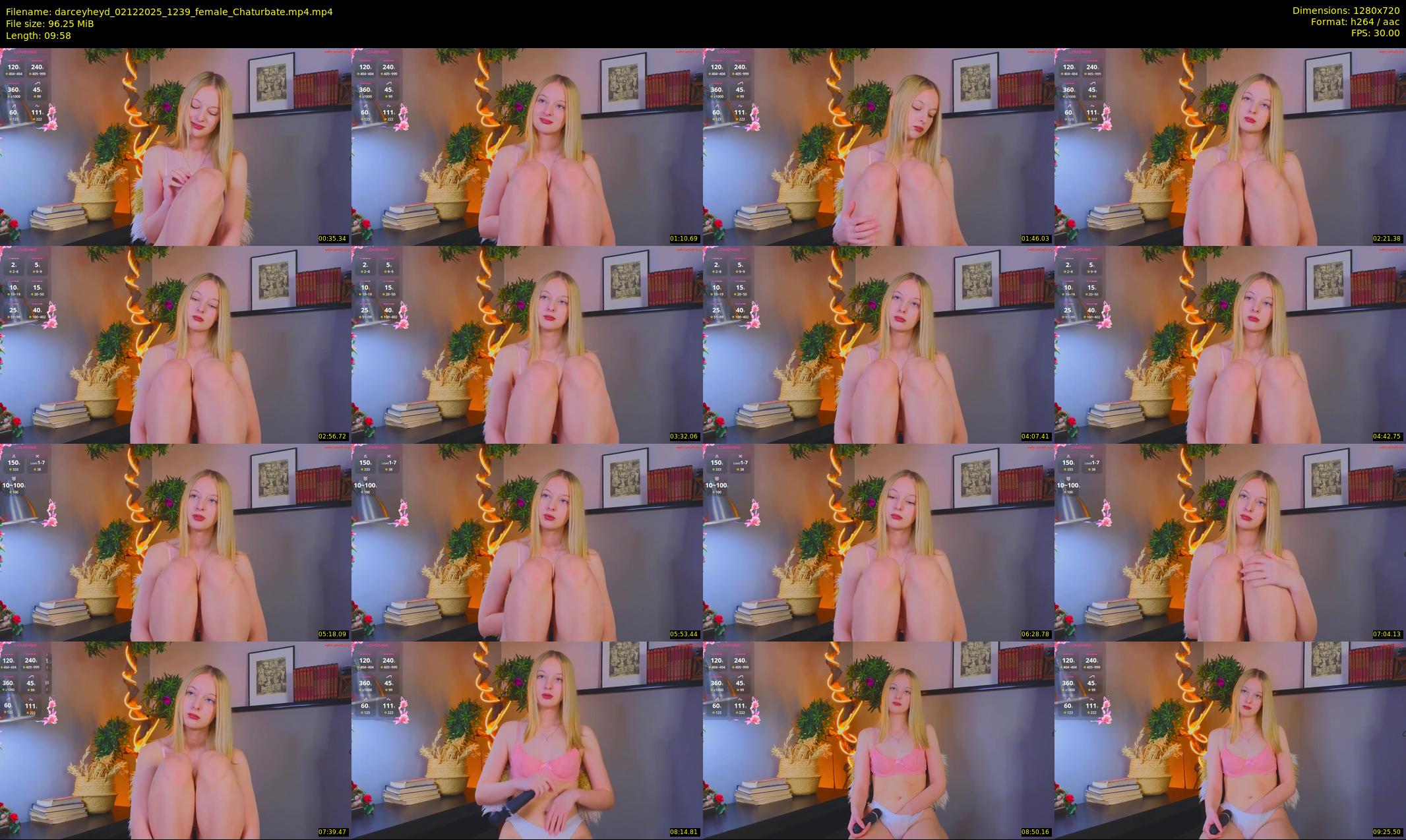 darceyheyd — 10 minute Chaturbate female cam show recording, 720p, Dec 2, 2025