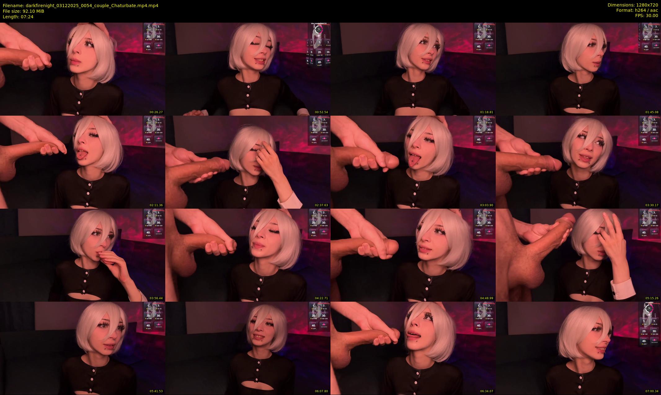 darkfirenight — 8 minute Chaturbate couple cam show recording, 720p, Dec 3, 2025