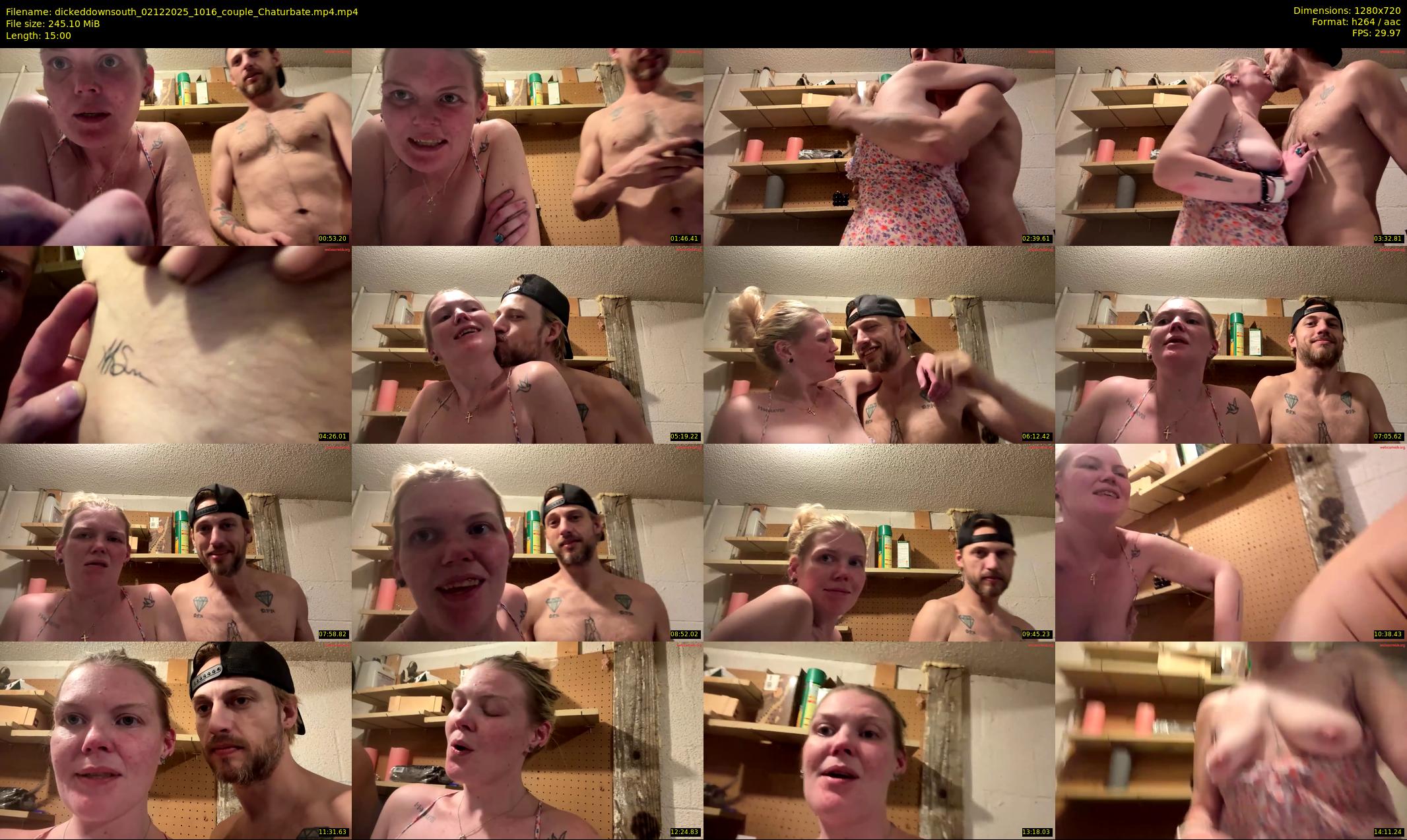 dickeddownsouth — 15 minute Chaturbate couple cam show recording, 720p, Dec 2, 2025