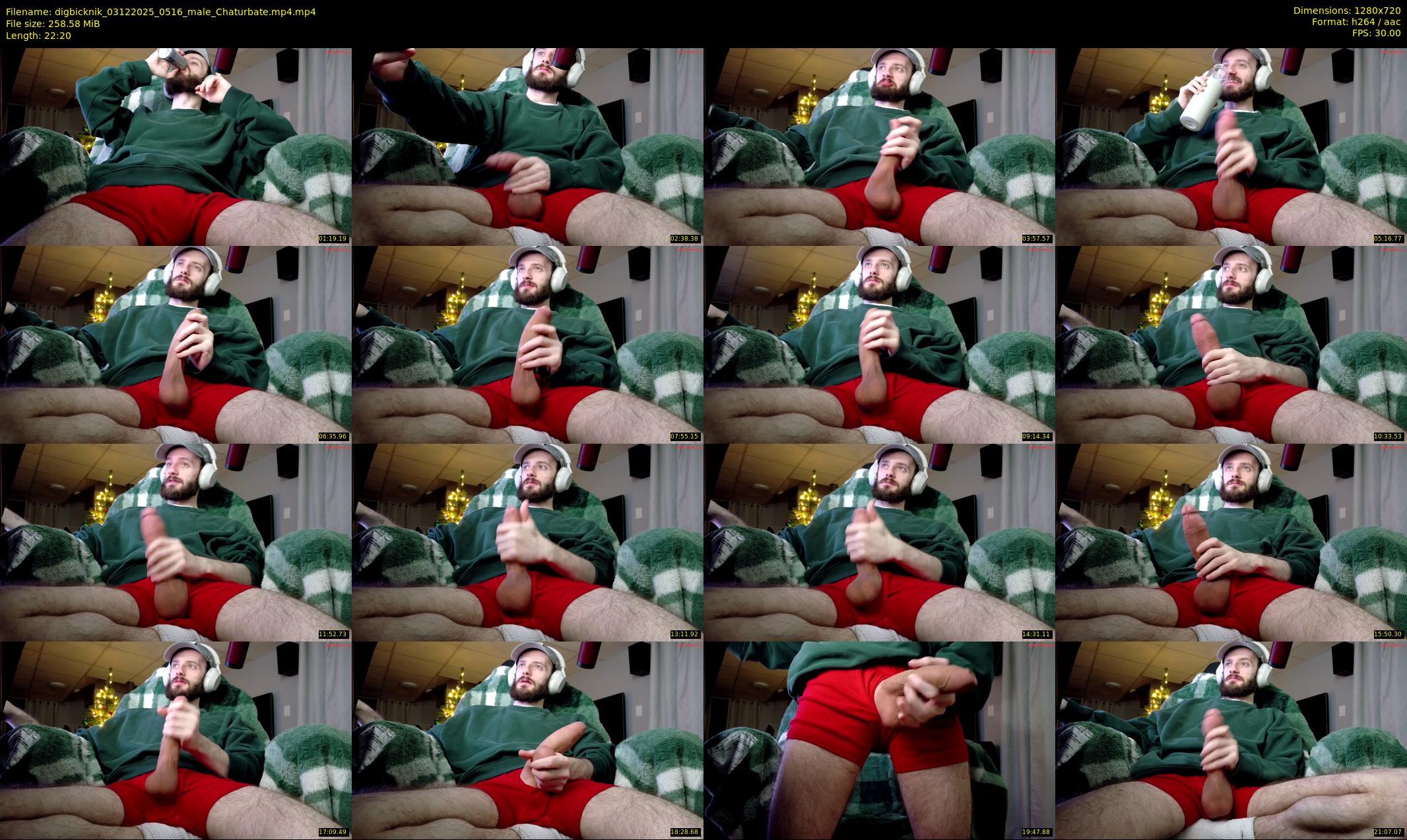 digbicknik — 23 minute Chaturbate male cam show recording, 720p, Dec 3, 2025