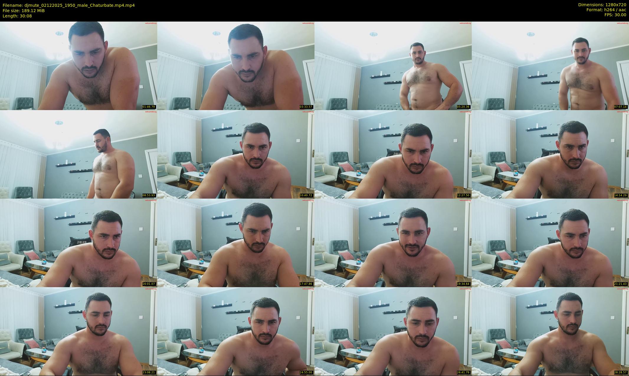 djmute — 31 minute Chaturbate male cam show recording, 720p, Dec 2, 2025